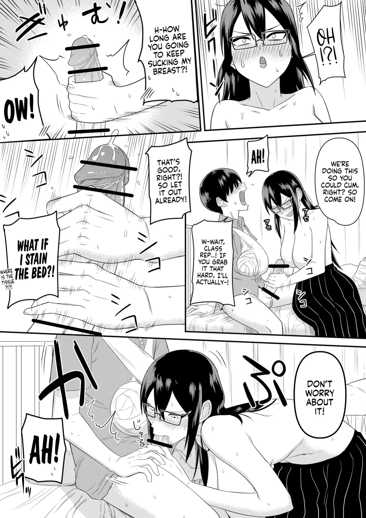 [Makosho] Sewayaki na Kyonyuu Gakkyuu Iinchou Sono 1-10 | The Kind and Caring Busty Class Rep Ch.1-10