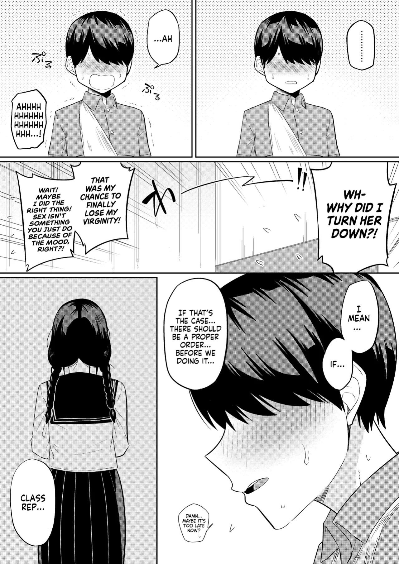 [Makosho] Sewayaki na Kyonyuu Gakkyuu Iinchou Sono 1-10 | The Kind and Caring Busty Class Rep Ch.1-10