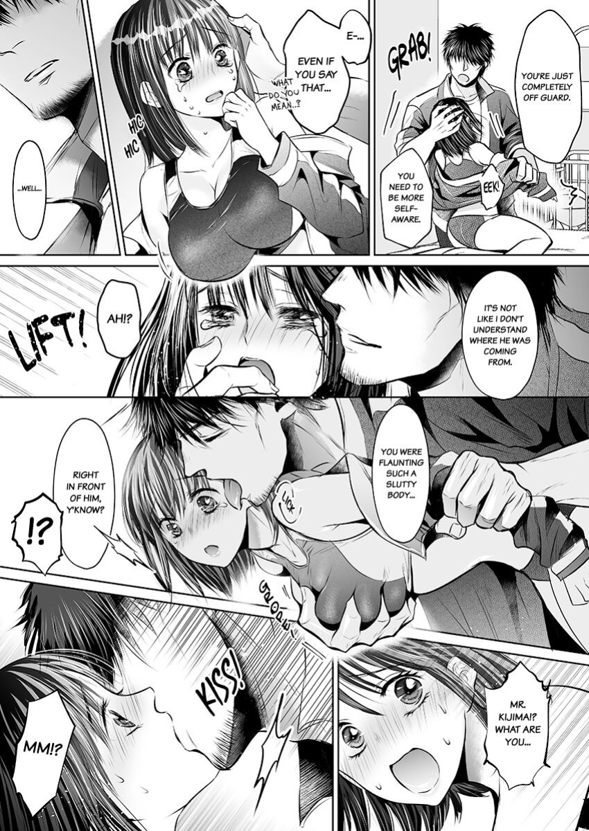 [Amazato] Kareshi no Menomaede… Haitteru!? ~Zetsurin Coach no Namahame Zecchou Shidou~ 1-5 | Fucked in Front of My Boyfriend! Bareback Orgasm Drills With My Coach 1-5