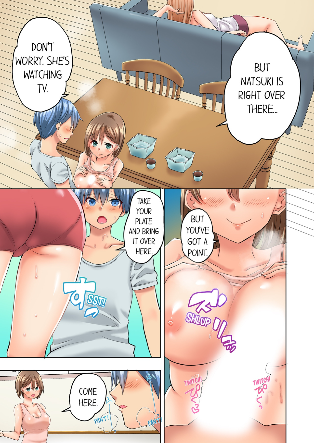 [Kazutaro] Hitozuma Volley-bu no Asedaku SEX ~Shower Abinagara Mitchaku Shichau? 1-4 | Married Women's Volleyball Club Sweaty Sex - We're Being Glued Together While Taking A Shower? 1-4