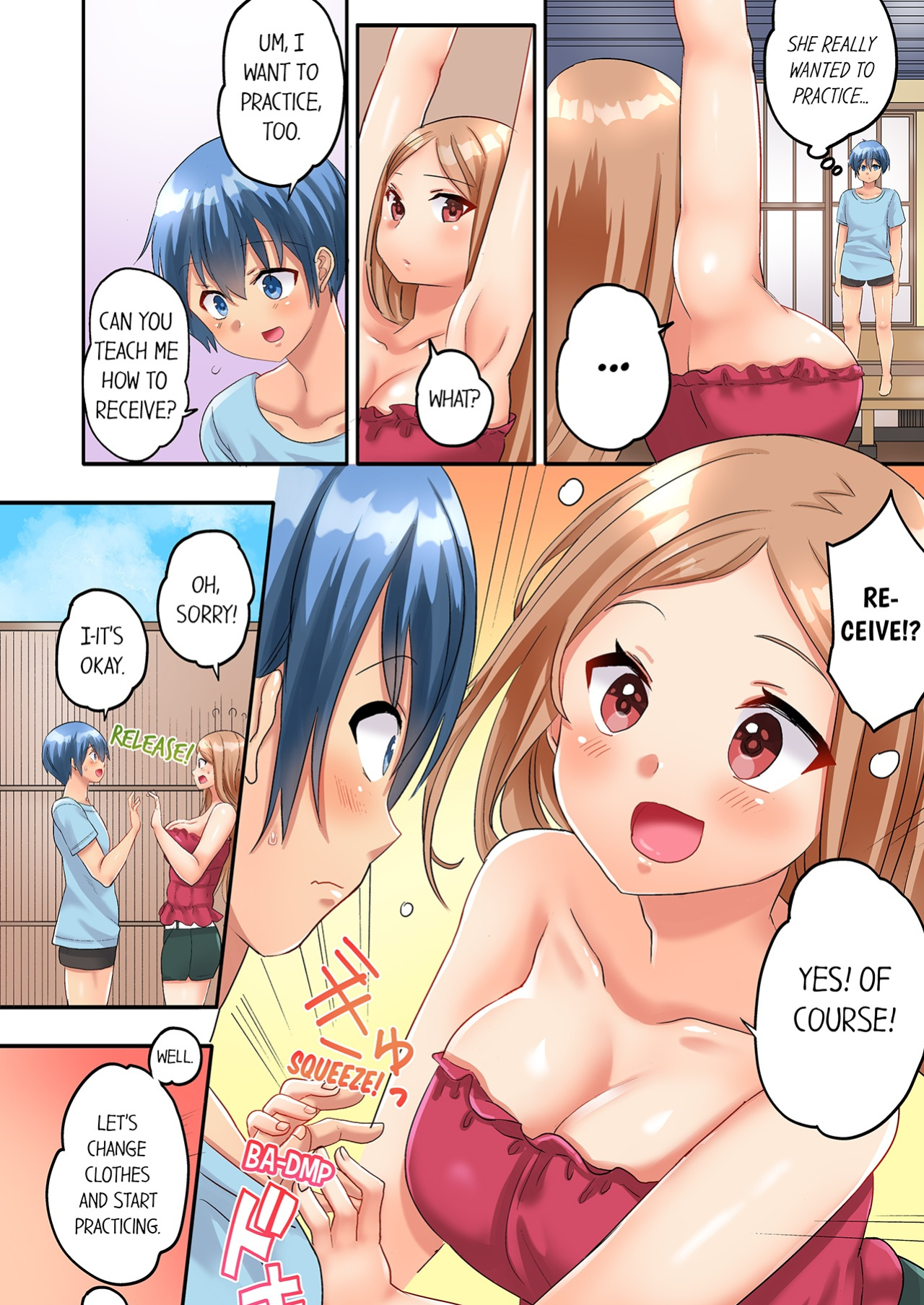 [Kazutaro] Hitozuma Volley-bu no Asedaku SEX ~Shower Abinagara Mitchaku Shichau? 1-4 | Married Women's Volleyball Club Sweaty Sex - We're Being Glued Together While Taking A Shower? 1-4