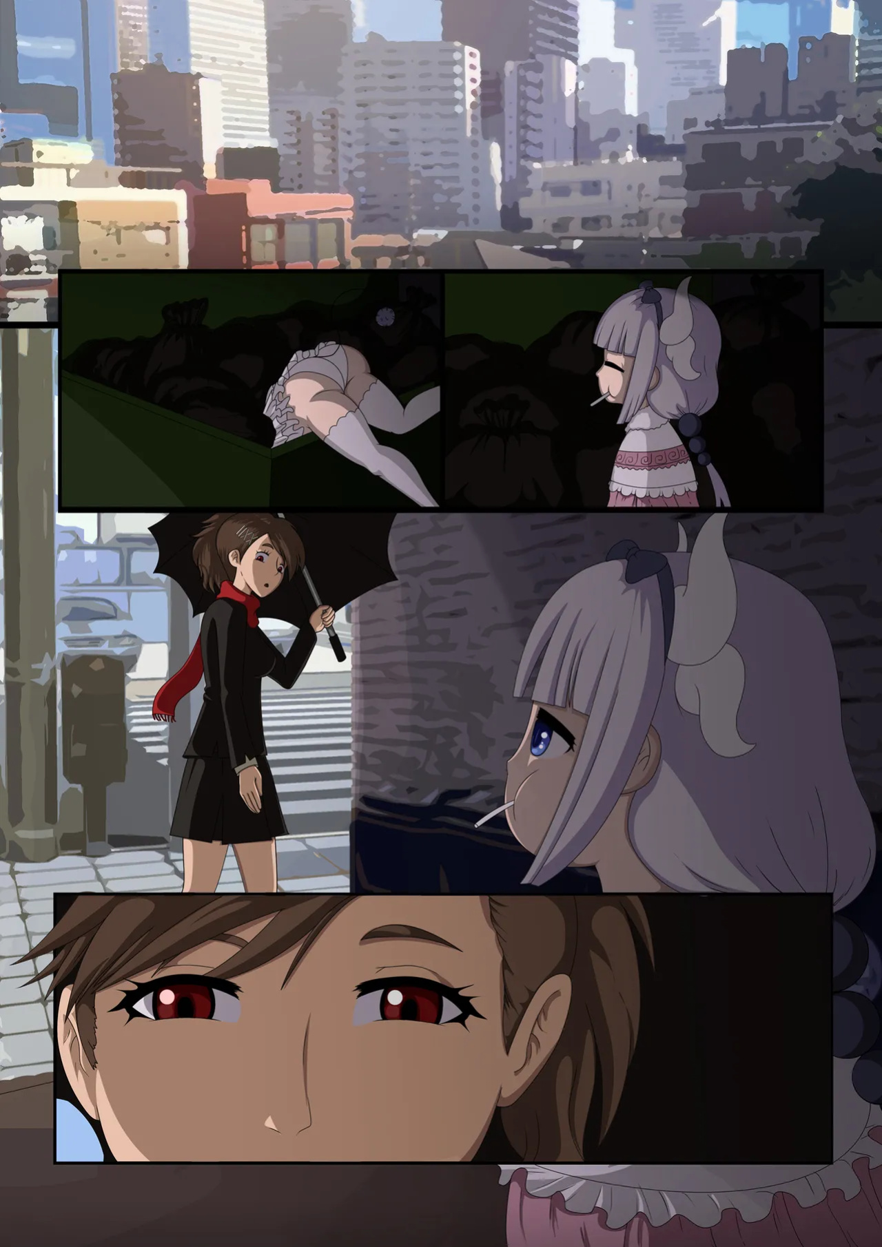 [Goth Reaper] Unfinished Persona 3/Miss Kobayashi's Dragon Maid Comic