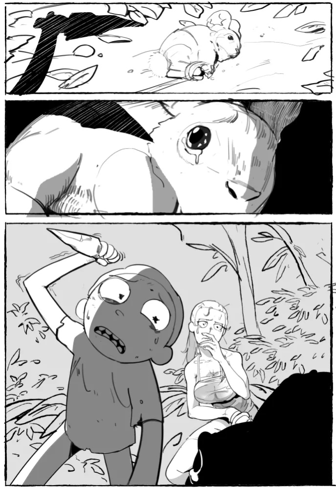 [Matchattea] That Time me and my younger brother got stranded in some alien planet and can't get back home. Also I'm secretly attracted to him and I think he is attracted to me too. But I can't say anything- (Rick & Morty) [hiatus]