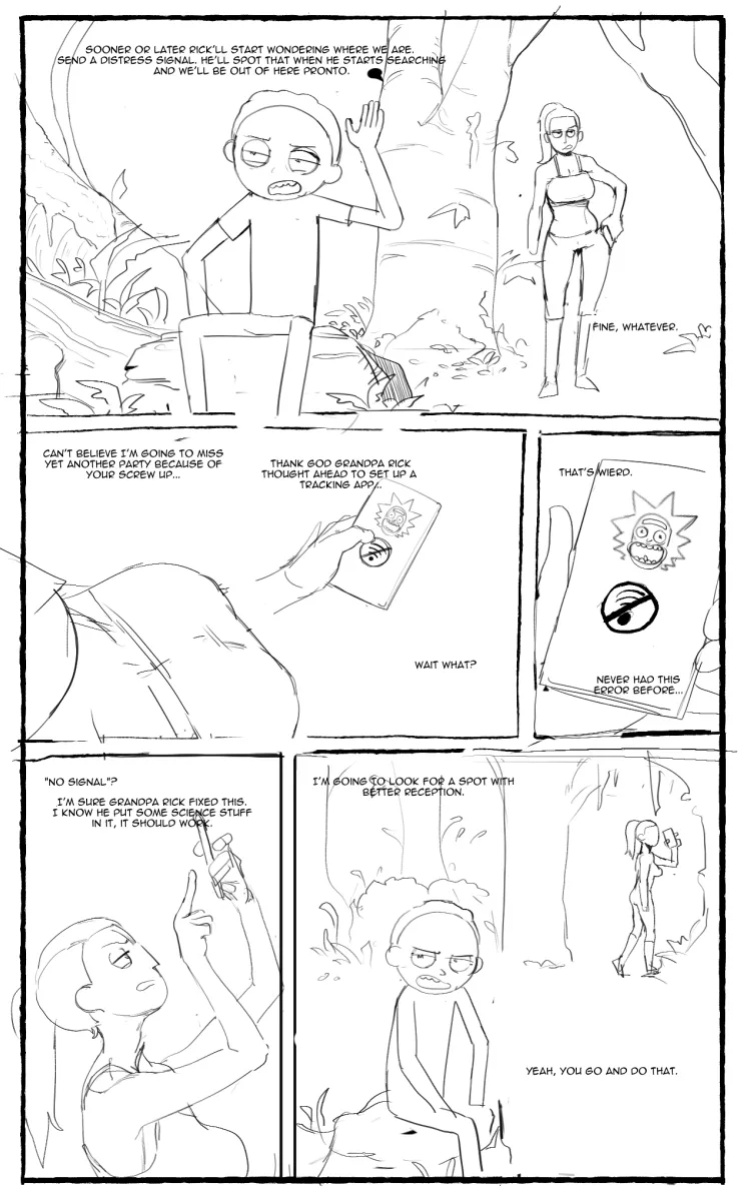 [Matchattea] That Time me and my younger brother got stranded in some alien planet and can't get back home. Also I'm secretly attracted to him and I think he is attracted to me too. But I can't say anything- (Rick & Morty) [hiatus]