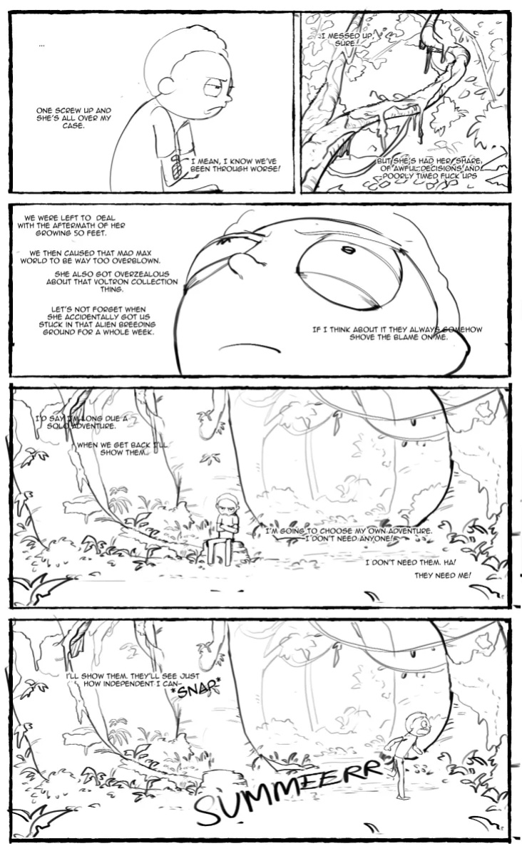 [Matchattea] That Time me and my younger brother got stranded in some alien planet and can't get back home. Also I'm secretly attracted to him and I think he is attracted to me too. But I can't say anything- (Rick & Morty) [hiatus]