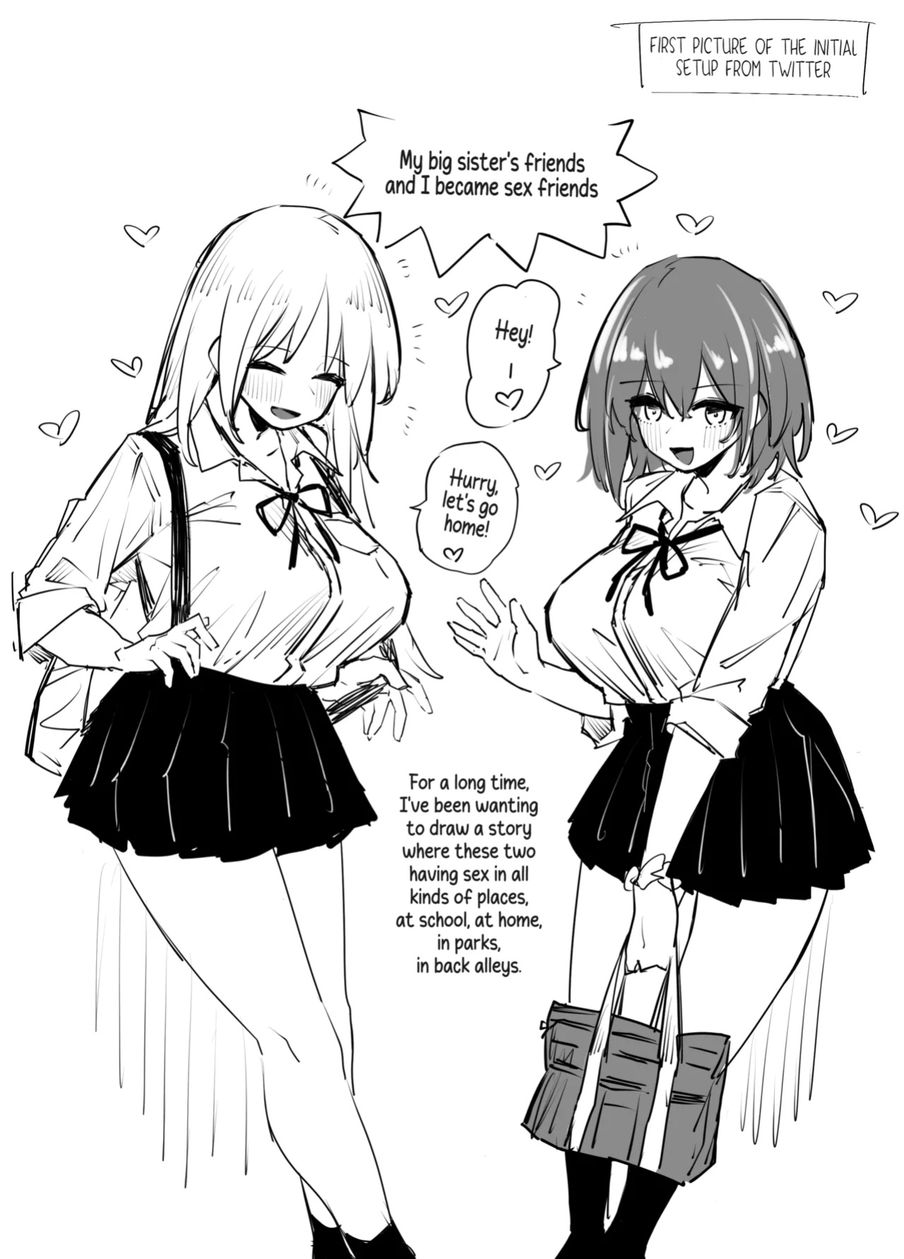(Rinriika [Rinrikoko]) My Big Sister's Friends And I Became Sex Friends [Comoop]