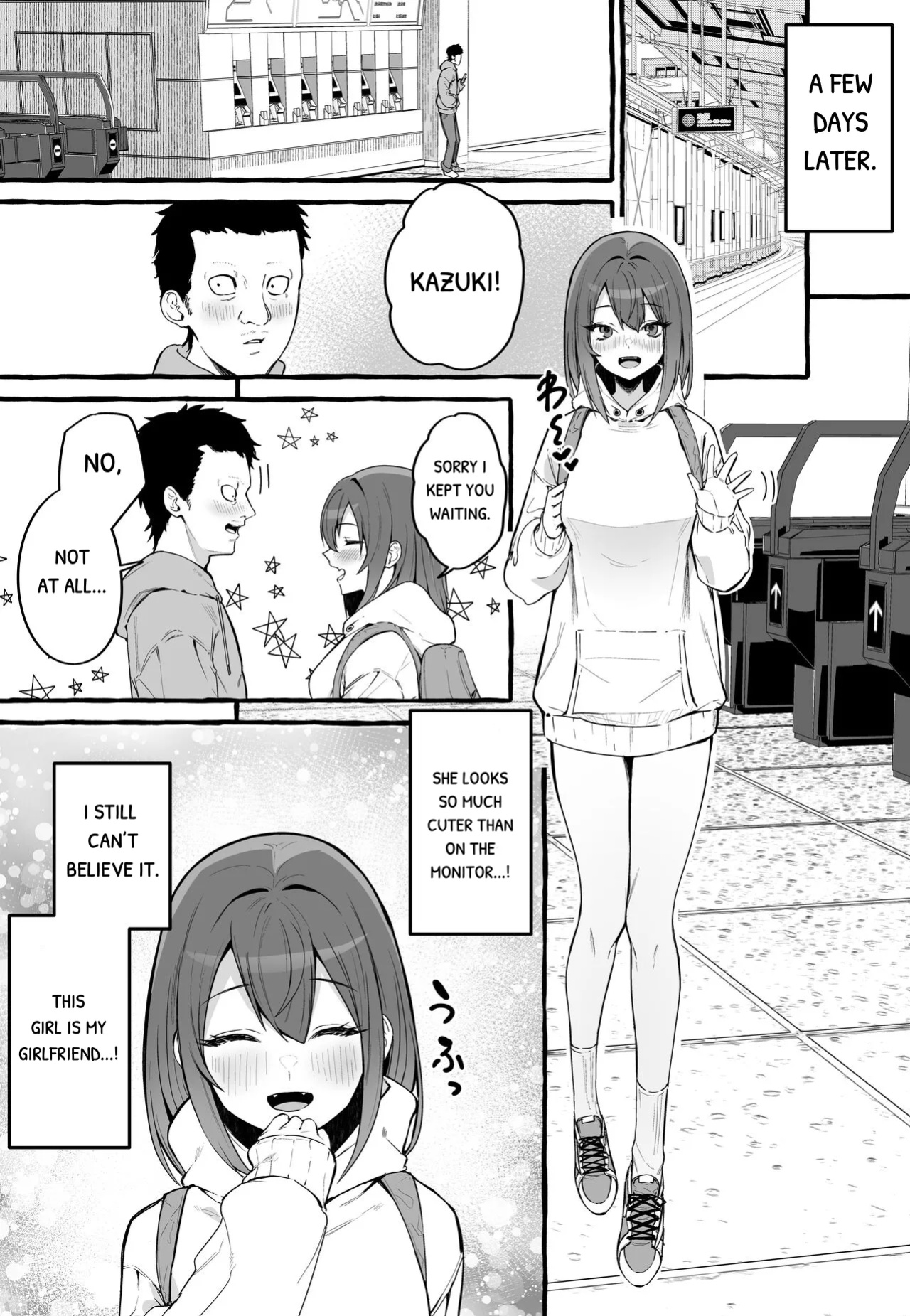 [Fuguta-ke] Net de Deatta Kyonyu Kanojo to Attara Shiboritoraremakutta Hanashi.
