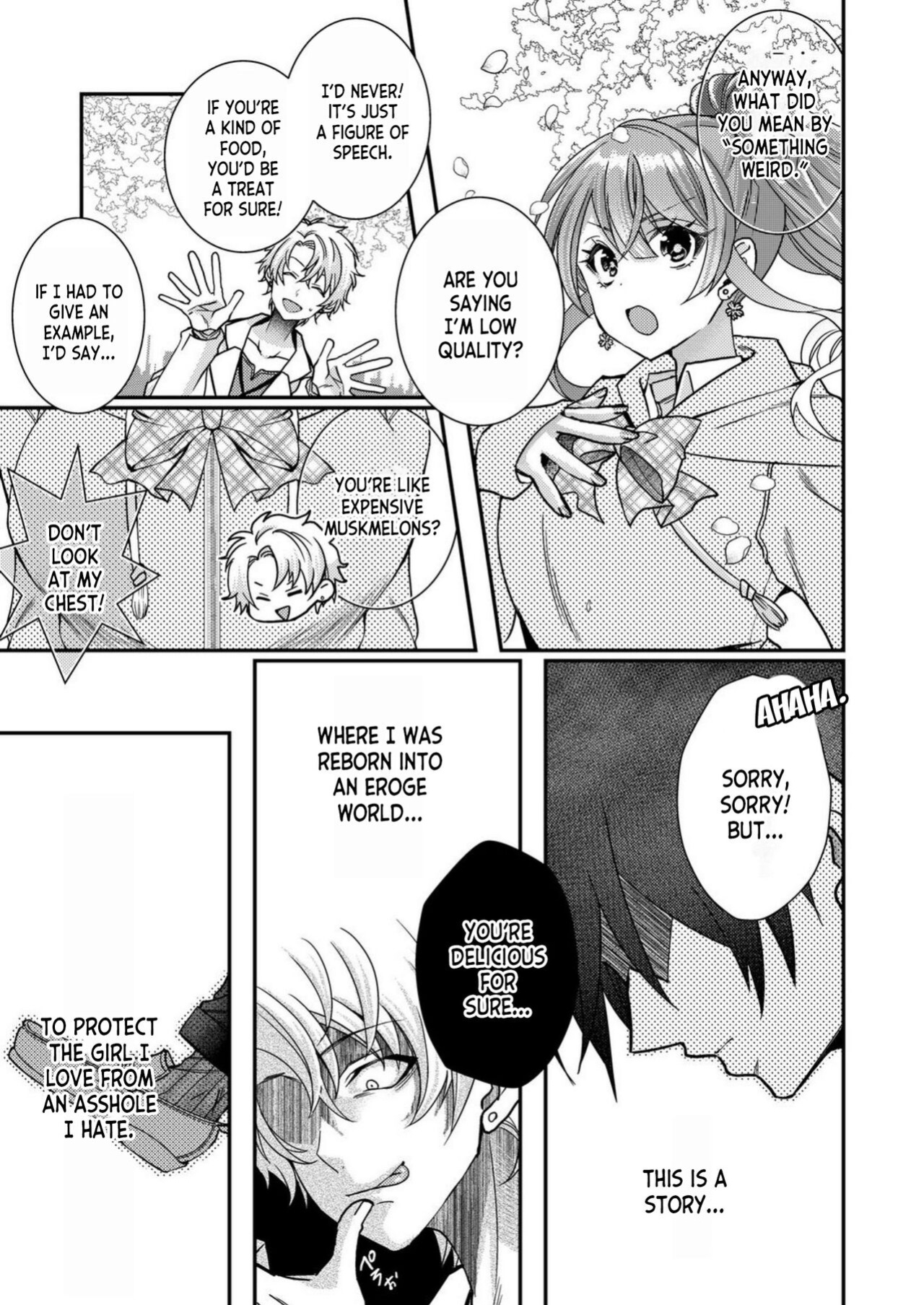 [Satsuki Asha, Mizuki Mizuki] Eroge Sekai ni Tensei Shita ore ga, Oshi e no ai de Netorare Hiroin o Shiawaseni Suru. ch.1-6 [desudesu]