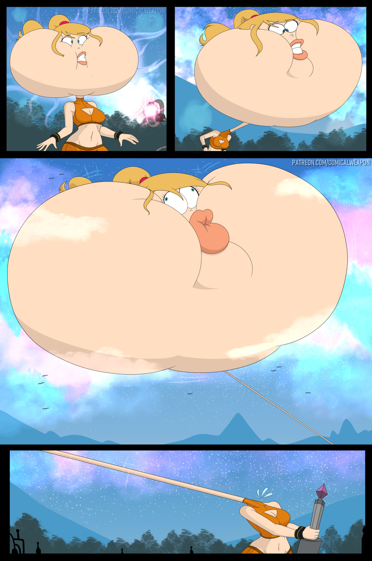 [ComicalWeapon] Free for All - Samus (+ Tifa & Lara Croft)