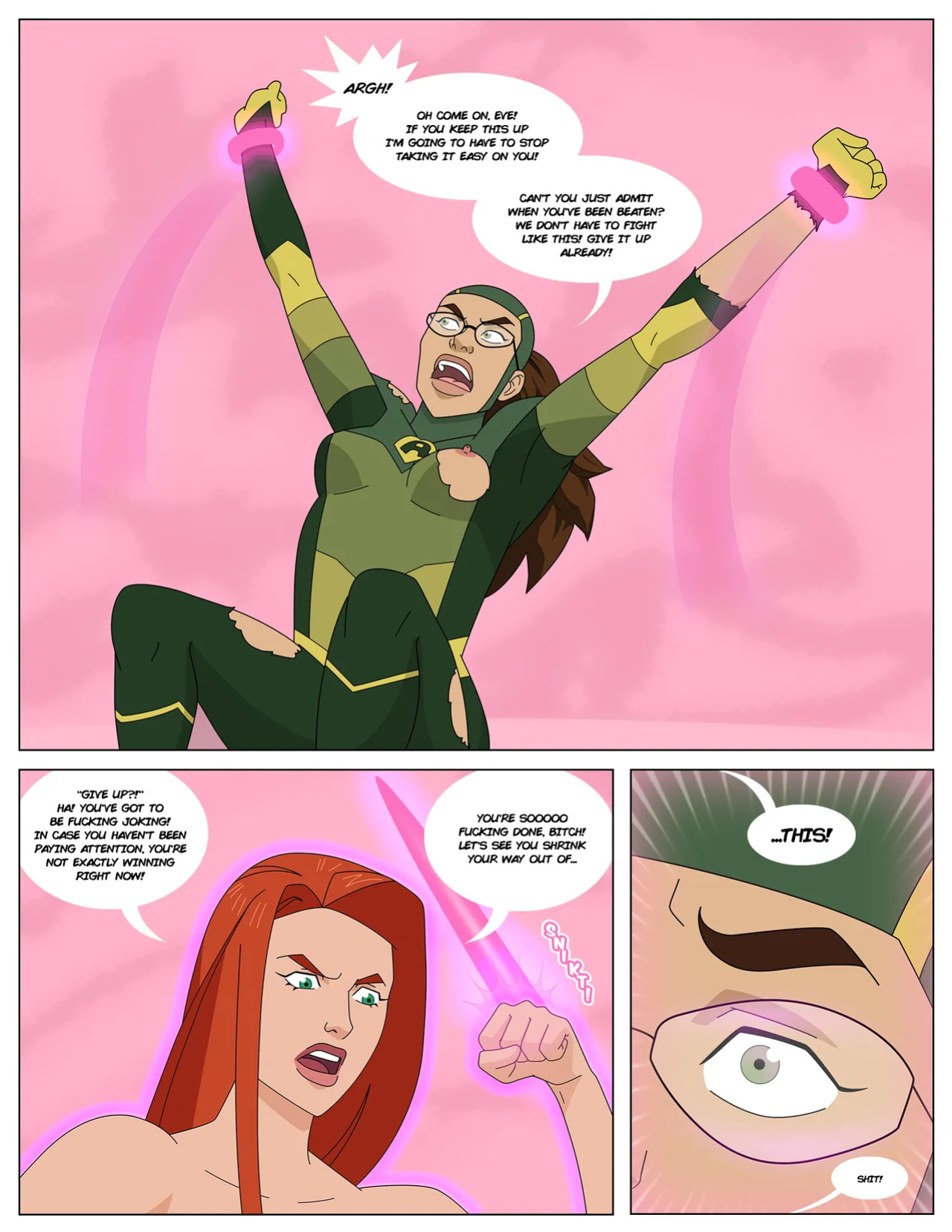 [Duchess] Invincible: Atom Eve vs. Shrinking Rae