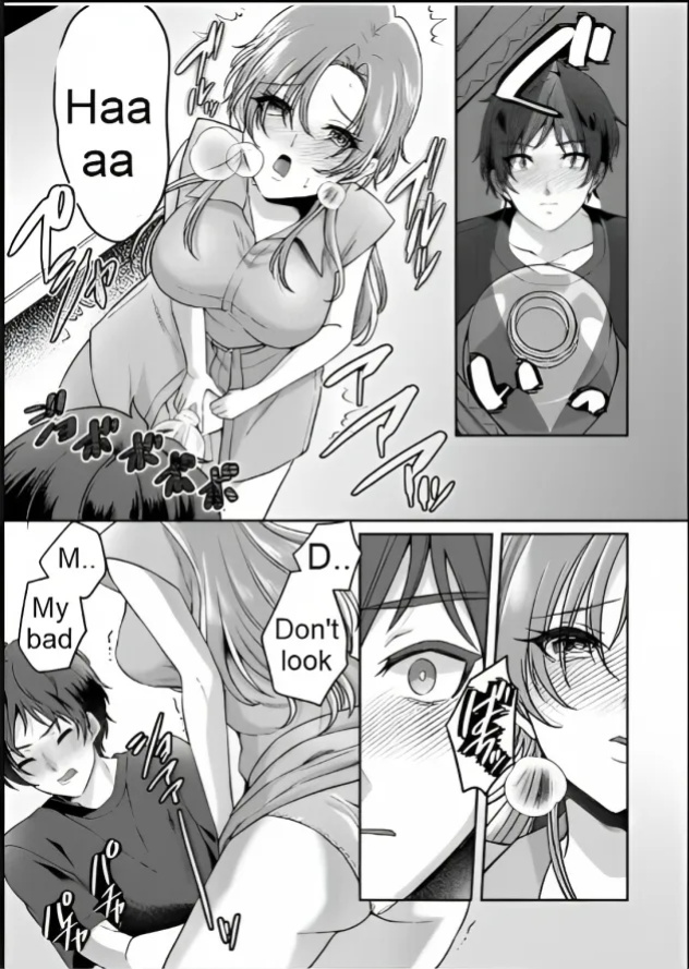 [Kinagi Rea] Girl pees in a bottle in front of a boy