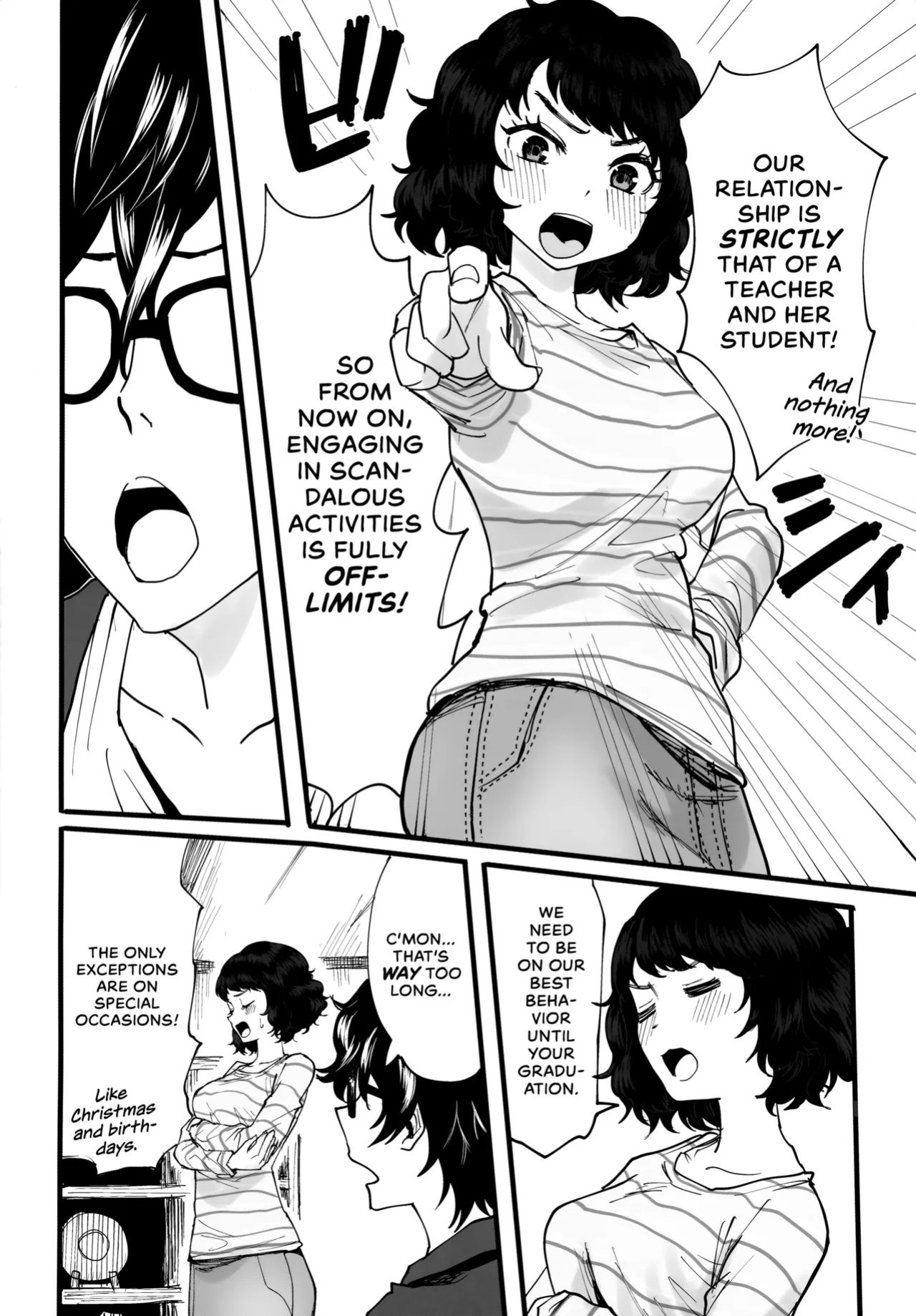 (C103) [Kurohamya (Kurosu)] Tantou Kyoushi ni o Azukesareta no de Chokkai Kakemakuru Hon | The Book Of Withholding (And Teasing) [head empty]