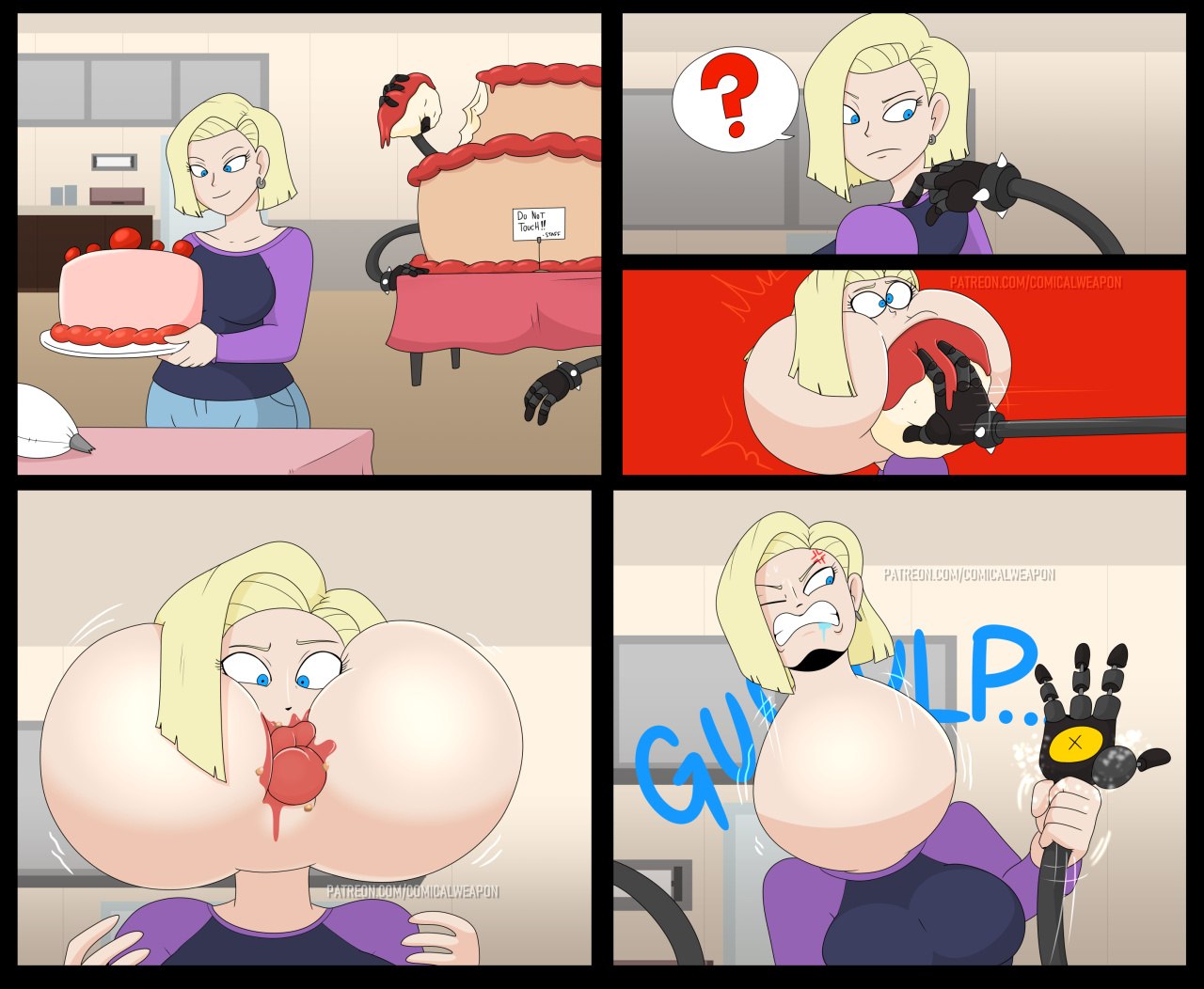 [ComicalWeapon] Caked Up - Android 18