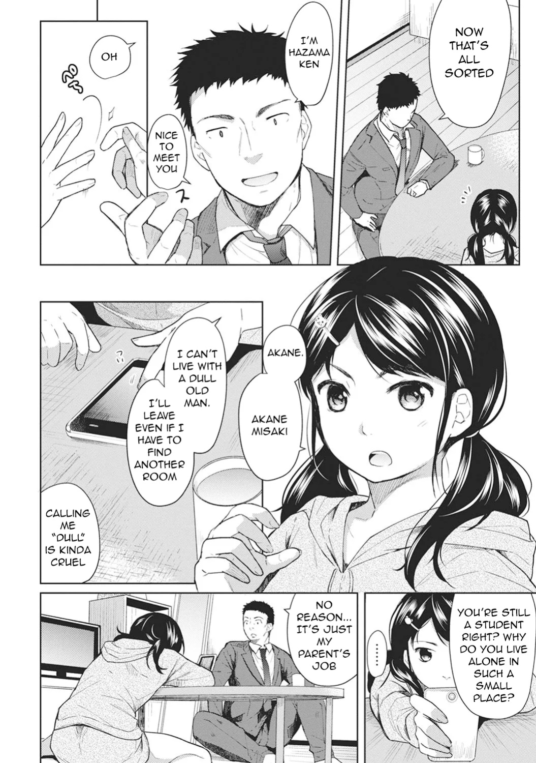[Fumitsuki Sou] 1LDK+JK Ikinari Doukyo? Mitchaku!? Hatsu Ecchi!!? Ch. 1-49 [Comfy Pillow Scans & 1 2 Translations]
