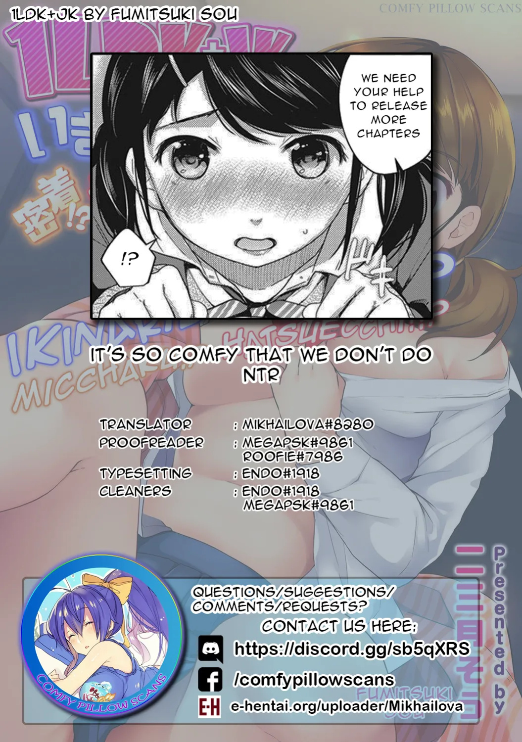 [Fumitsuki Sou] 1LDK+JK Ikinari Doukyo? Mitchaku!? Hatsu Ecchi!!? Ch. 1-49 [Comfy Pillow Scans & 1 2 Translations]
