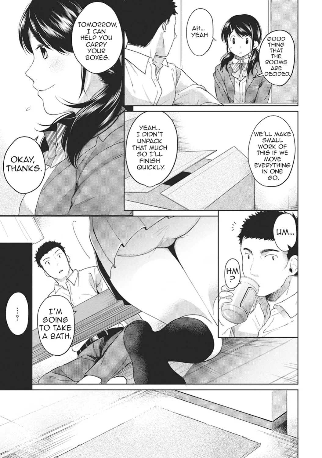 [Fumitsuki Sou] 1LDK+JK Ikinari Doukyo? Mitchaku!? Hatsu Ecchi!!? Ch. 1-49 [Comfy Pillow Scans & 1 2 Translations]