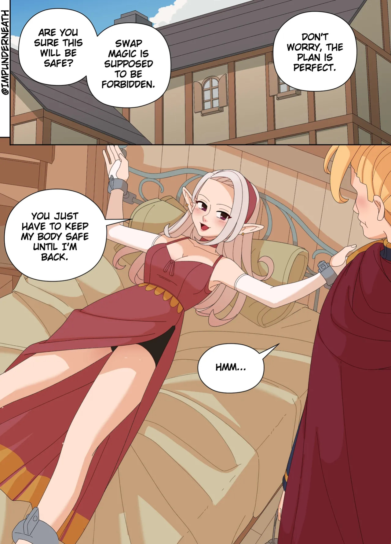 [ImpUnderneath] Elf and Criminal Body Swap