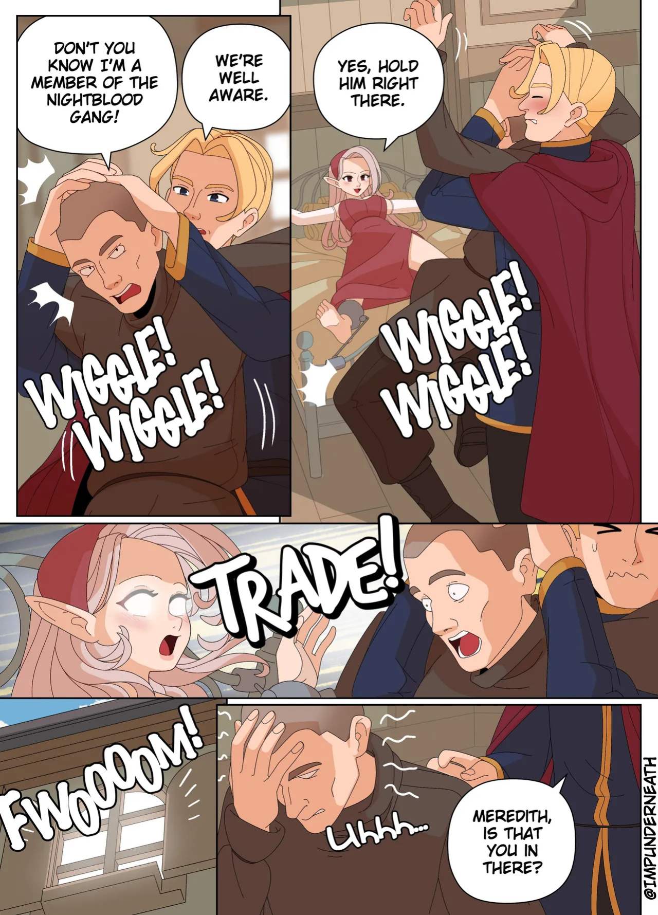 [ImpUnderneath] Elf and Criminal Body Swap