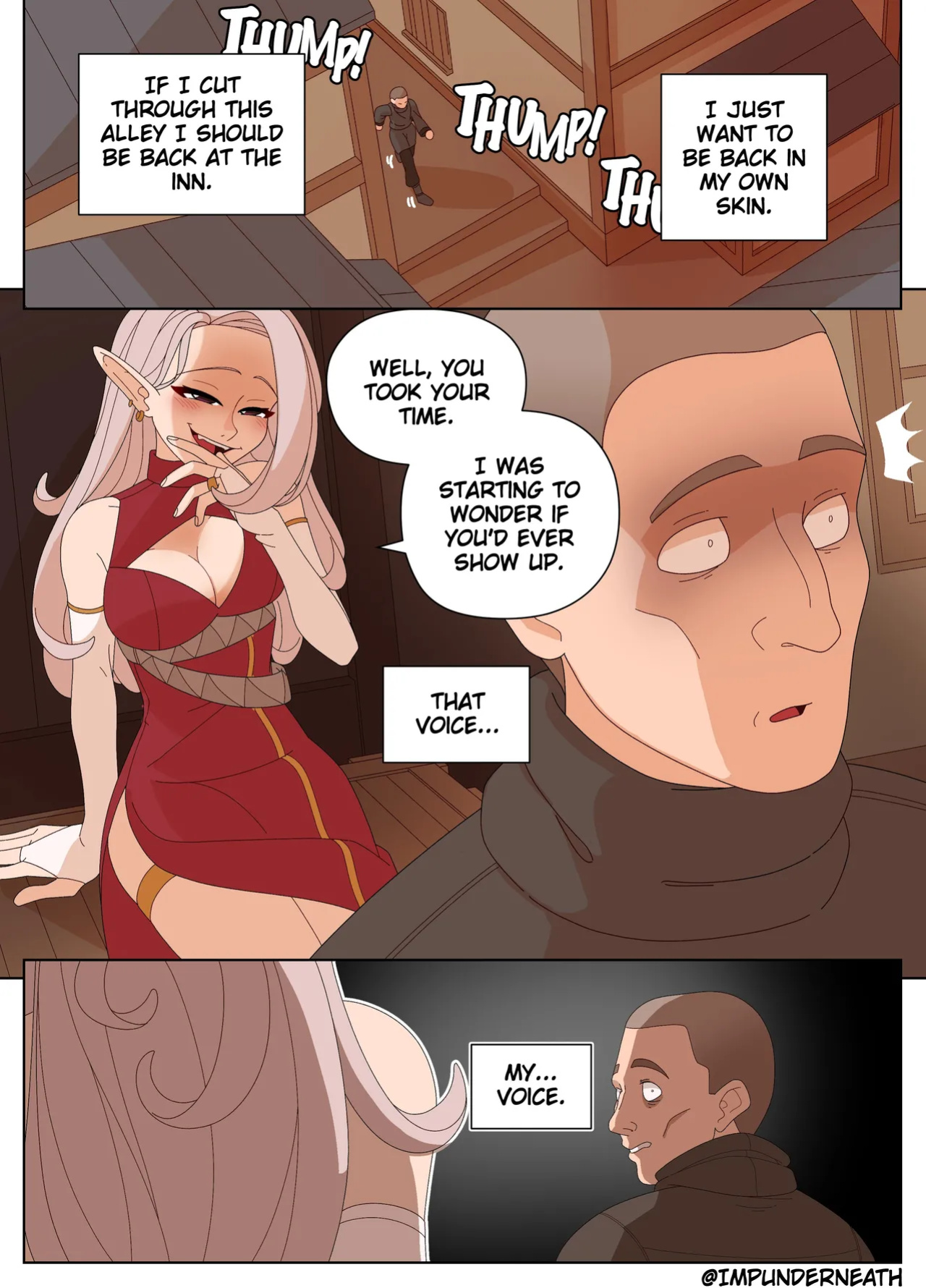 [ImpUnderneath] Elf and Criminal Body Swap