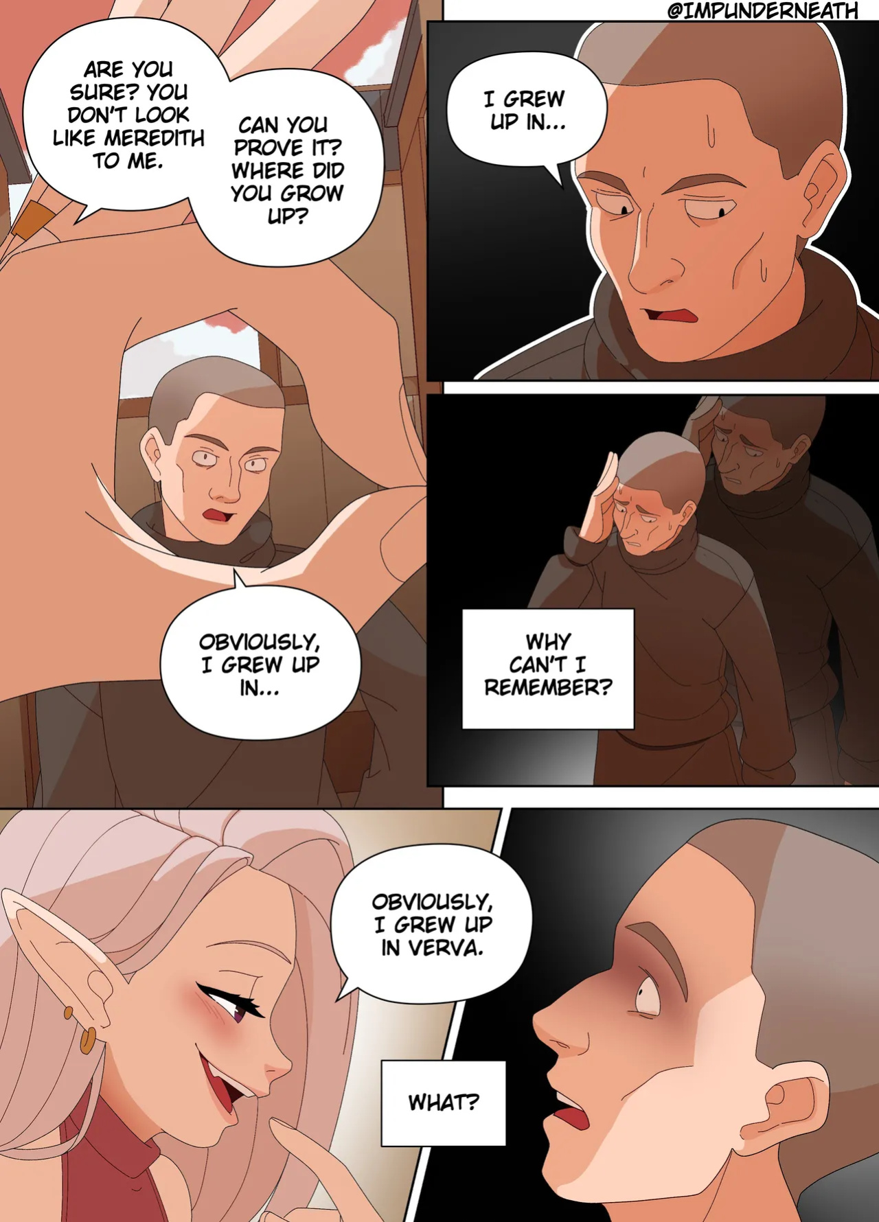 [ImpUnderneath] Elf and Criminal Body Swap