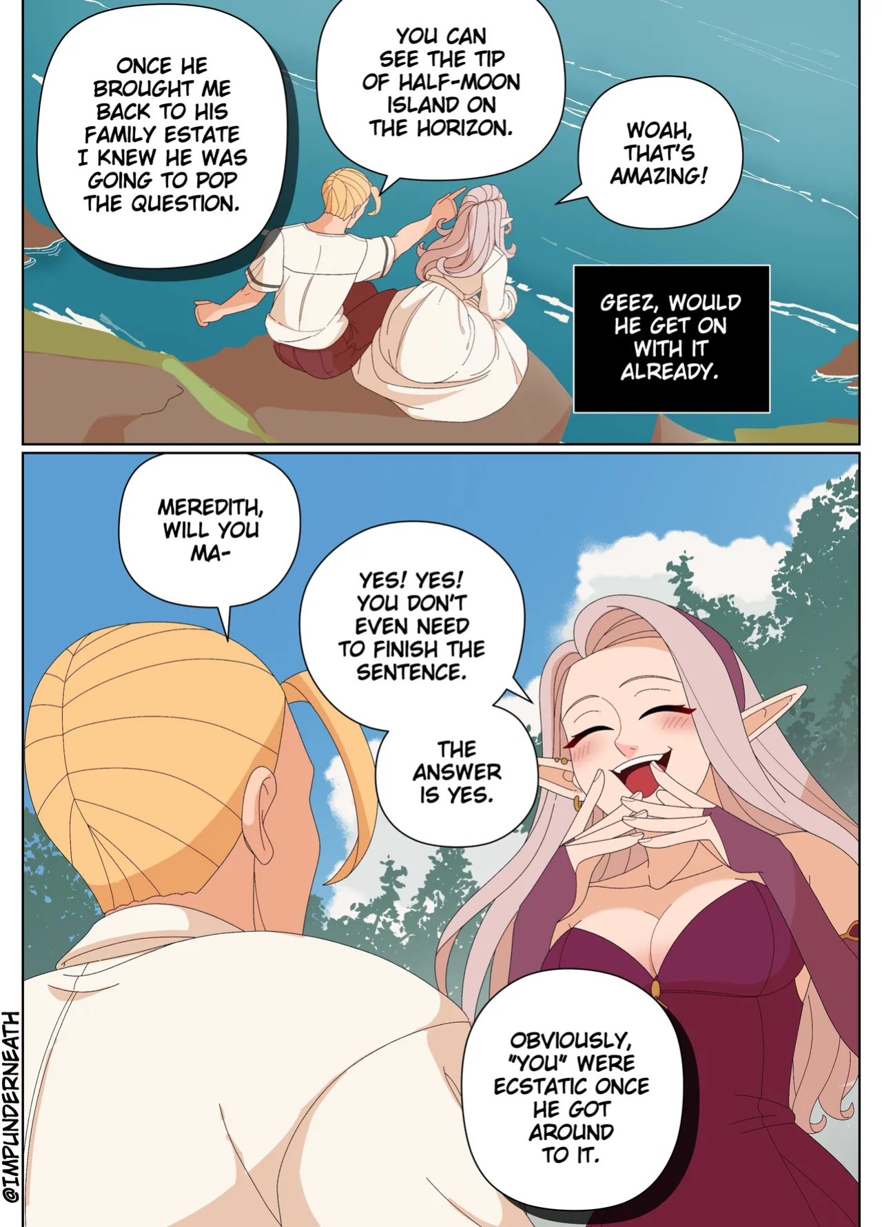 [ImpUnderneath] Elf and Criminal Body Swap