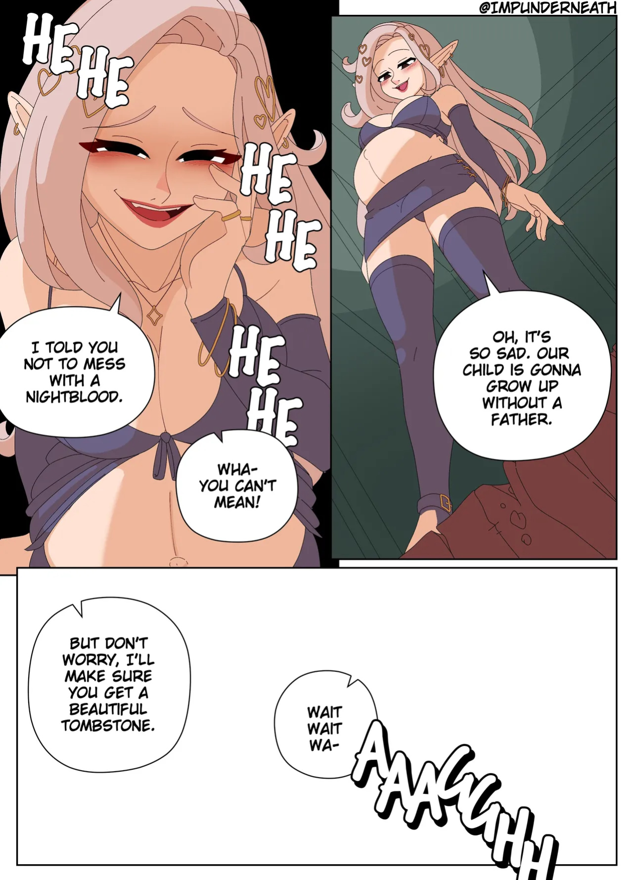 [ImpUnderneath] Elf and Criminal Body Swap