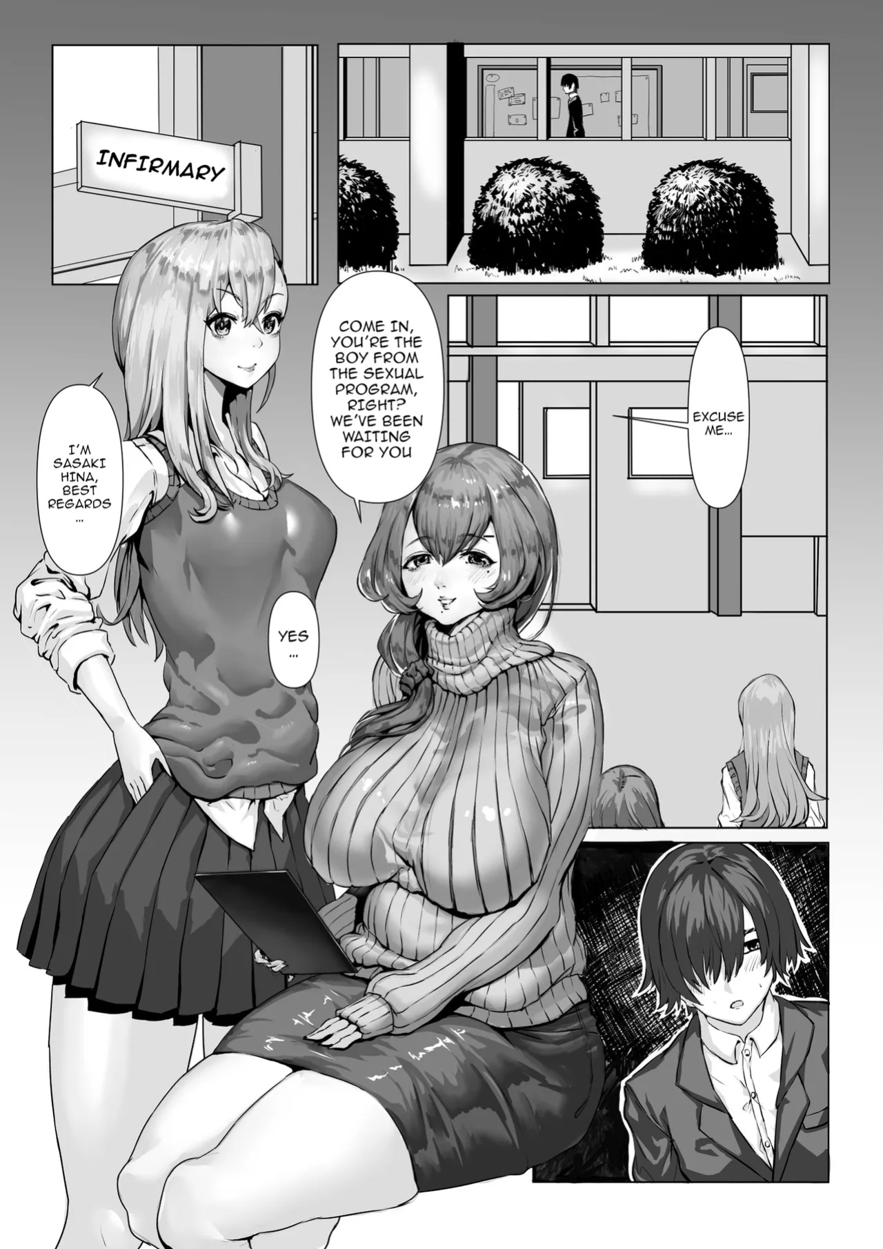 [Kekecharcoal BOX (Kekecharcoal)] Yuutousei no Sei Seido Sasaki Hina | Exemplary Student Sexual Program
