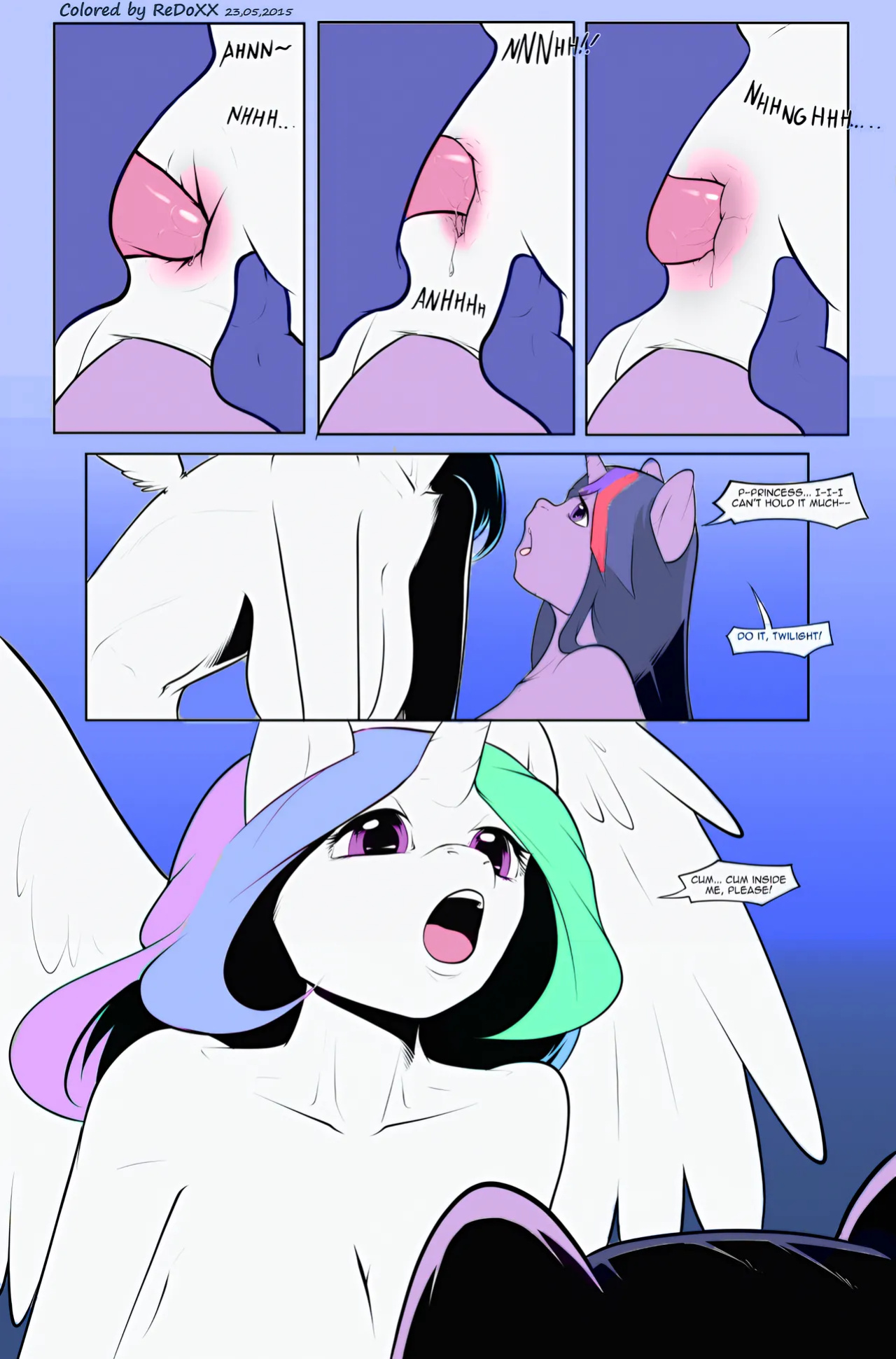 [Bakuhaku] Royally Screwed (My Little Pony Friendship Is Magic) [Colorized]