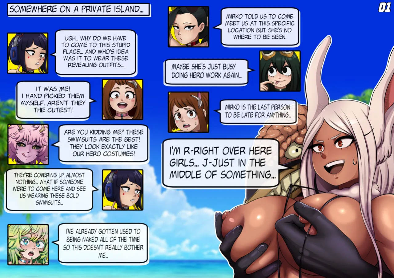 [NowaJoestar] Class 1-A Girls ANALized at the Beach (Complete)