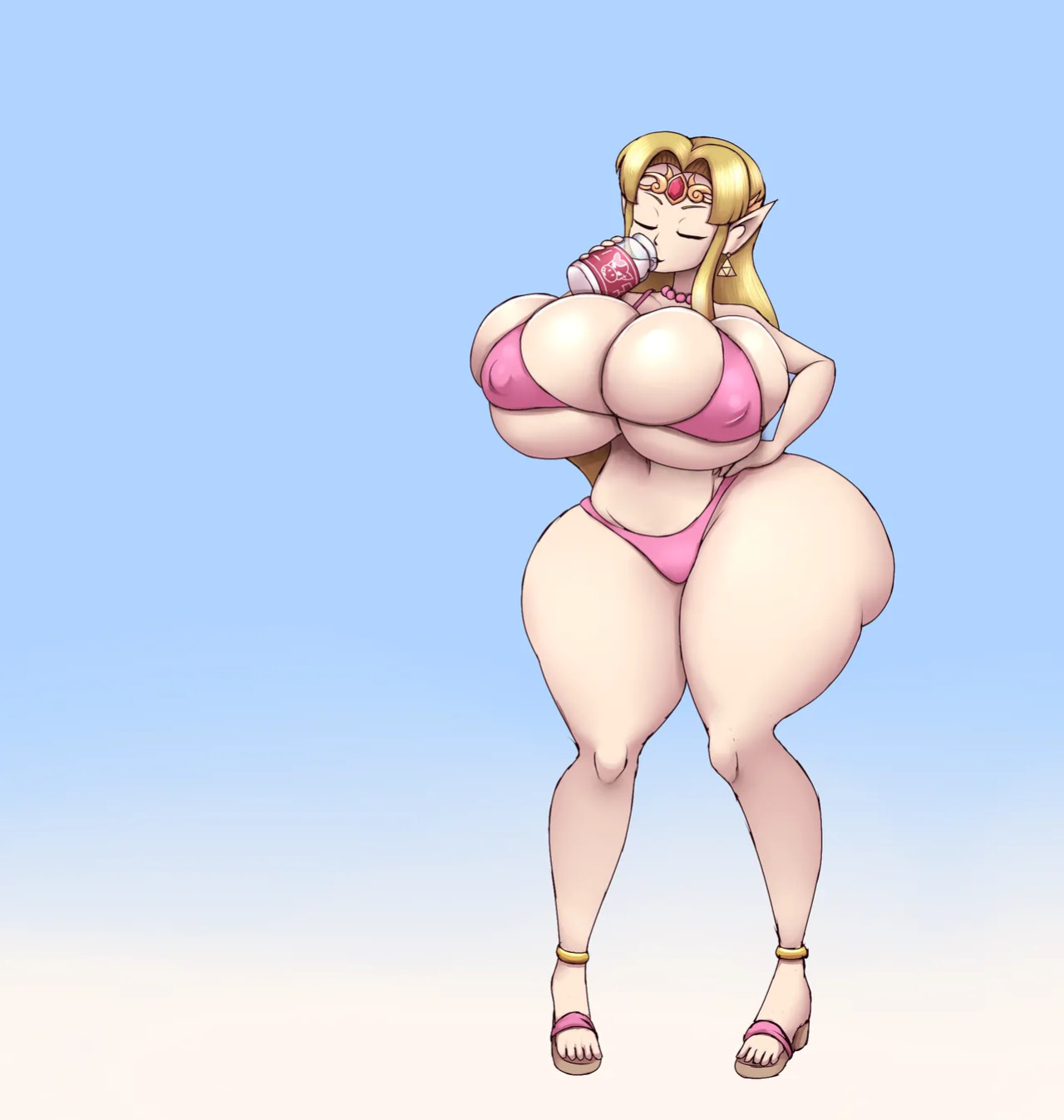 [Metachoke] Princess Zelda's Dairy Dare (The Legend of Zelda)
