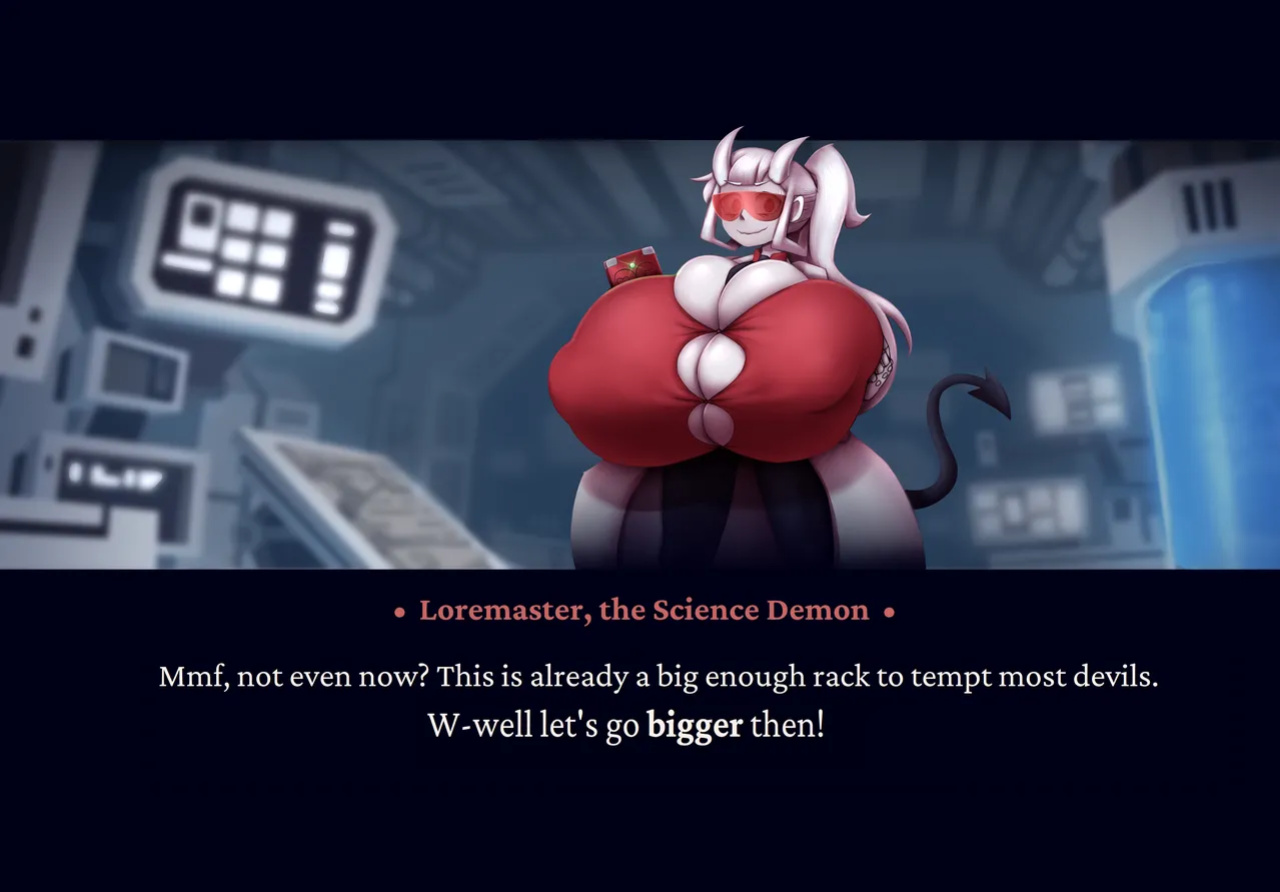 [Metachoke] Loremaster more like LargeMasser (Helltaker)
