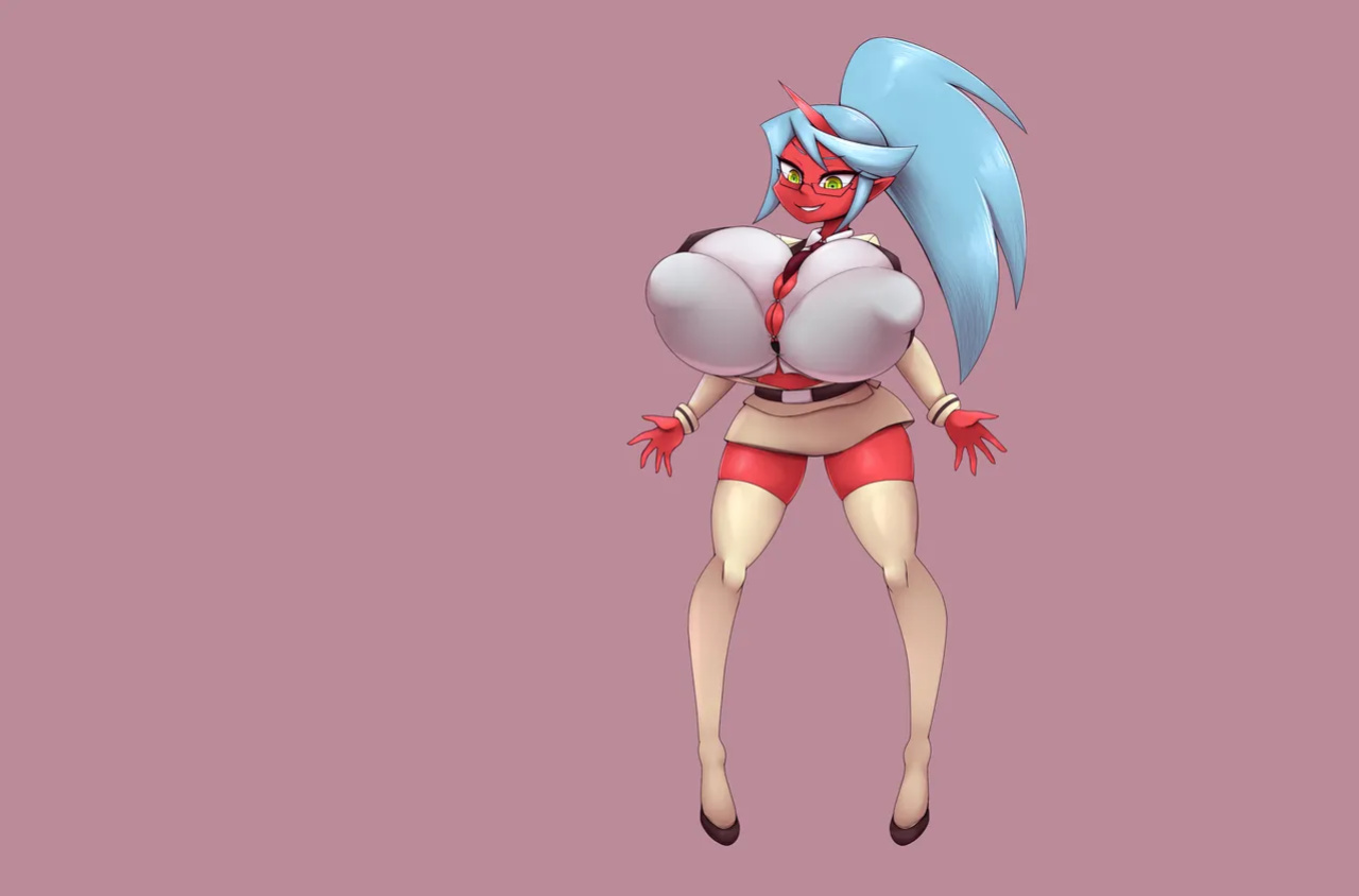 [Metachoke] Kneesocks Long Breast Expansion (Panty & Stockings)