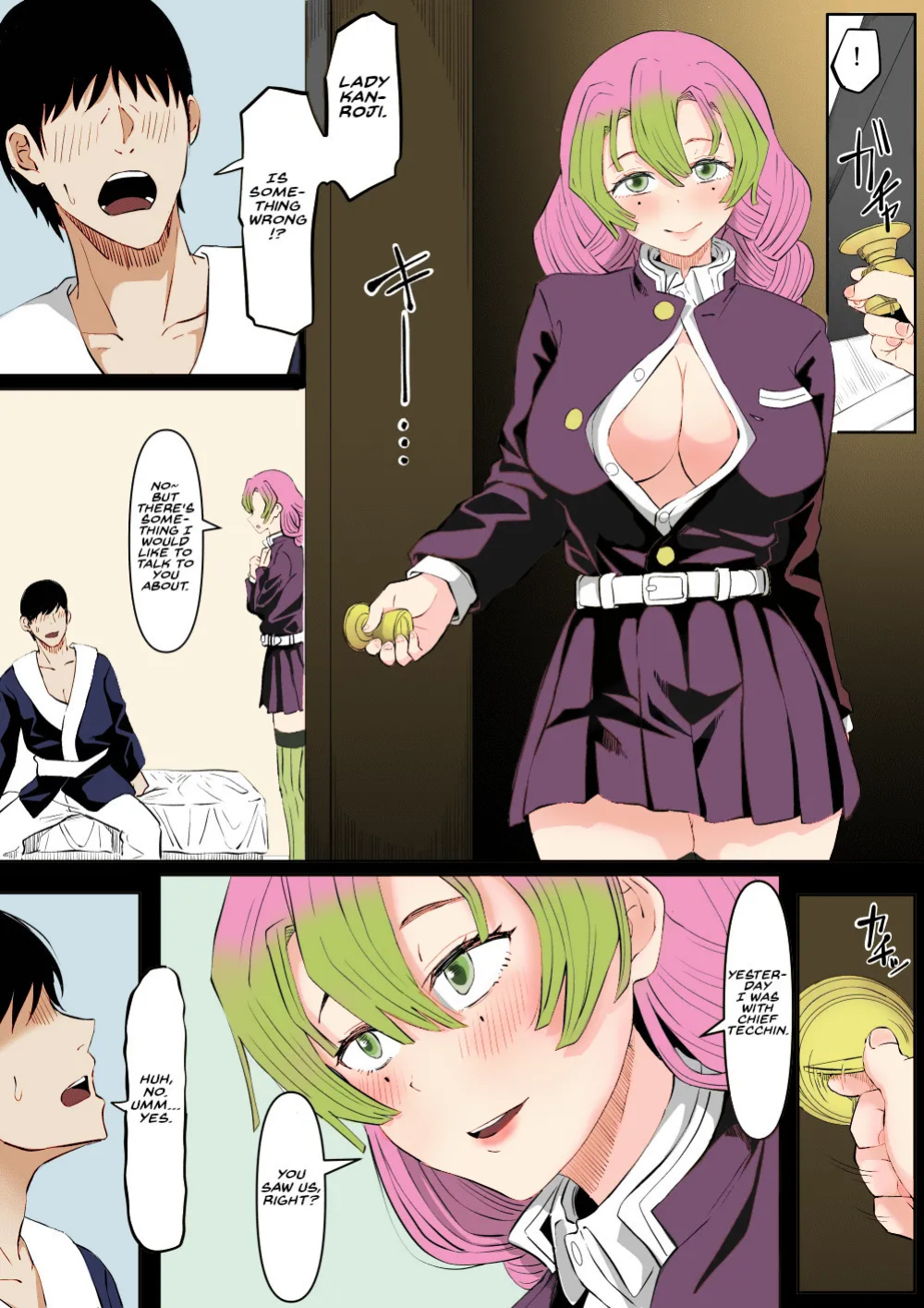 Bitch Kanroji Mitsuri 1-4 _ The Slut Mitsuri Kanroji Color by Proyectoanimeh