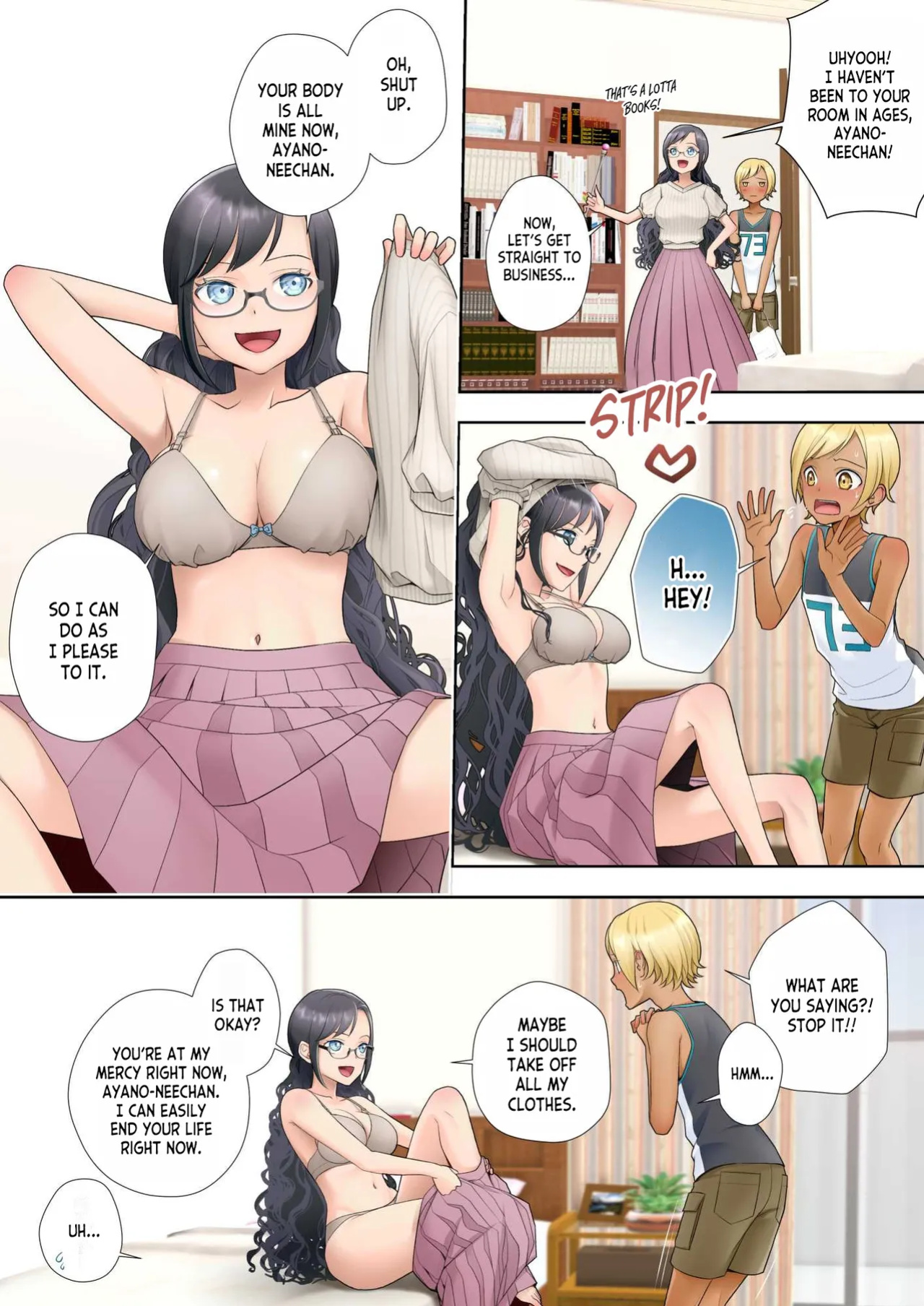 [Hairu Nukemichi (Joushi, Arubento)] Watashi swap Ore ~Kinjo no Sukebe na Itazurakko to Karada o Irekaerareta Watashi~ [desudesu]