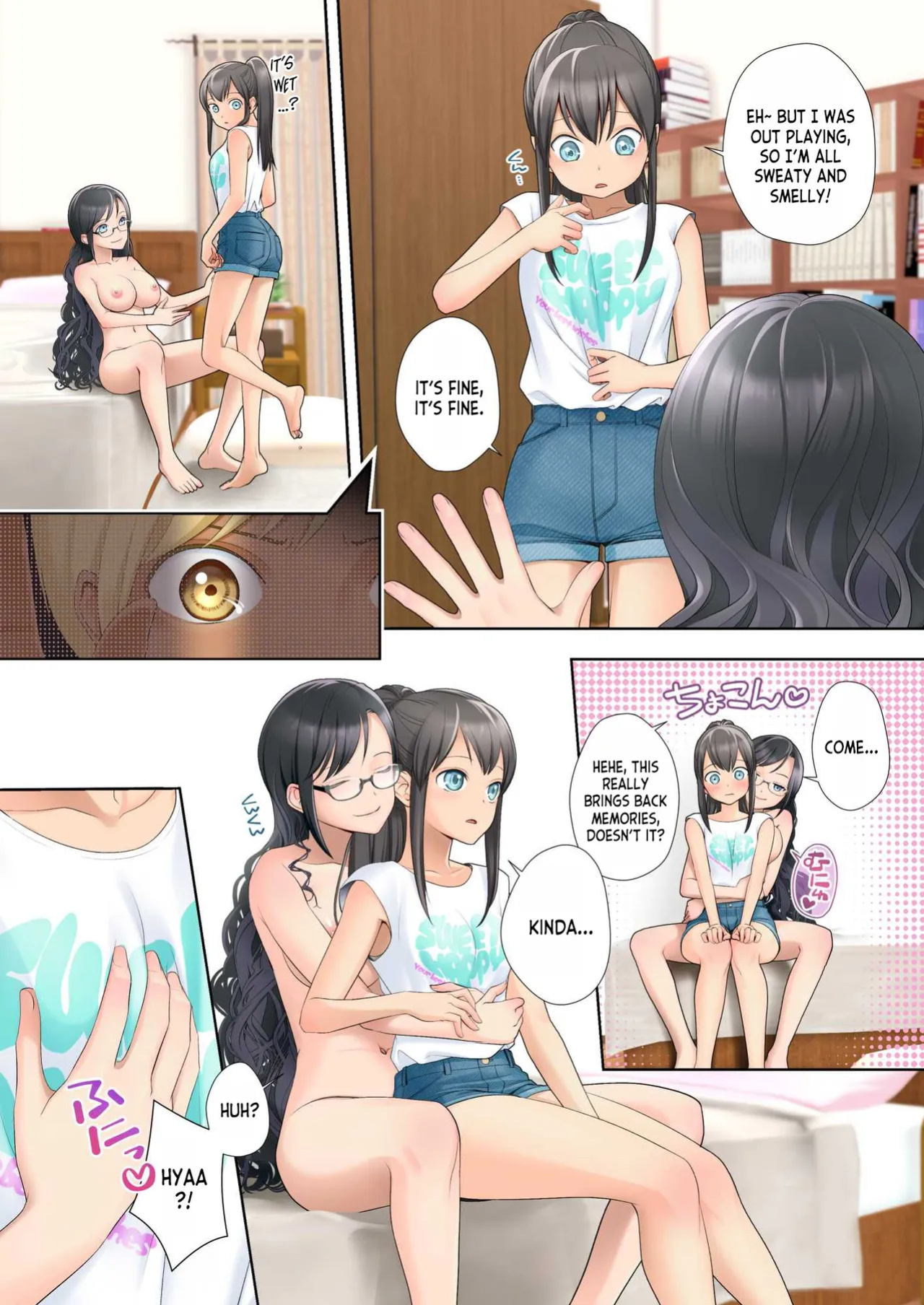 [Hairu Nukemichi (Joushi, Arubento)] Watashi swap Ore ~Kinjo no Sukebe na Itazurakko to Karada o Irekaerareta Watashi~ [desudesu]