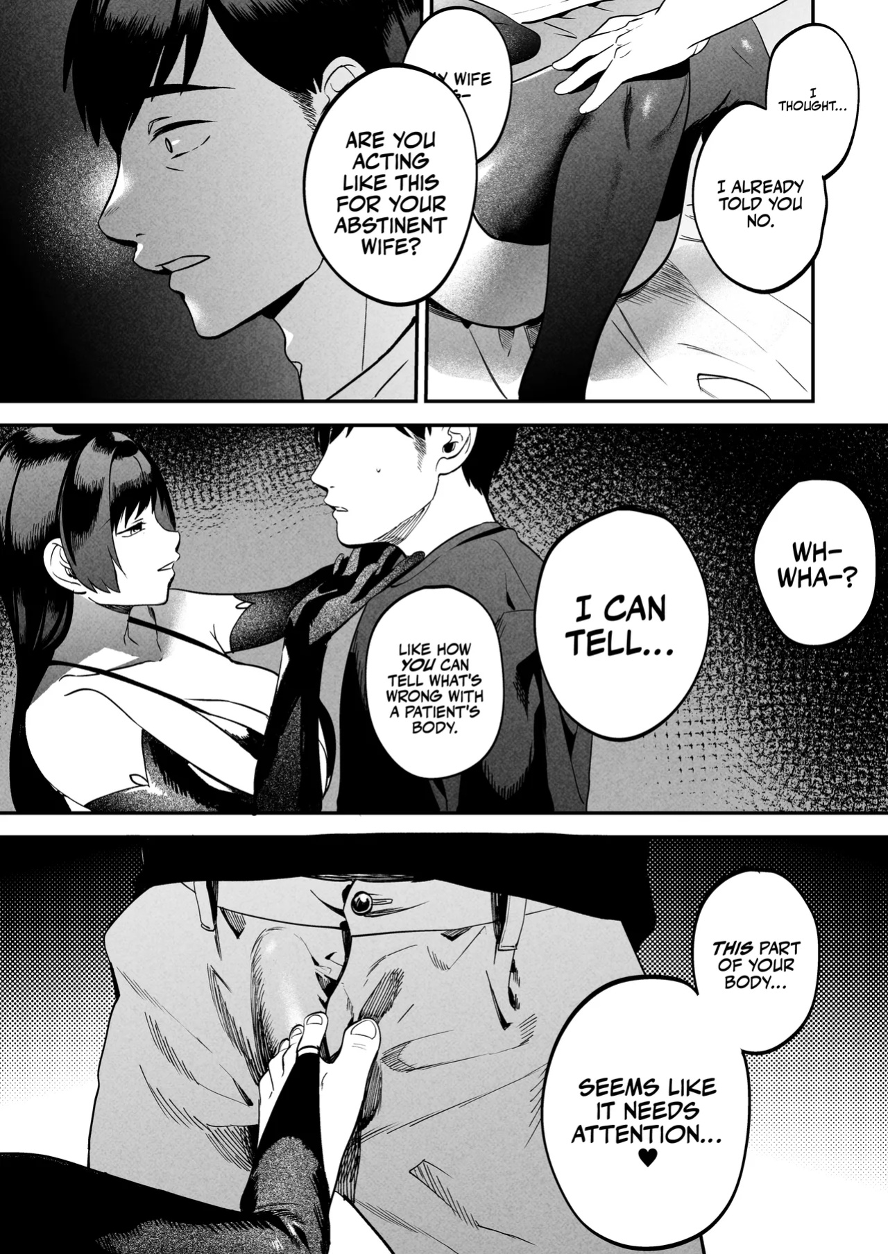 [Manmaya (Same Manma)] Seitaishi ~Watashi no Tsuma o Daitekure~ | The Sexual Therapist ~Please Sleep with My Wife~ [korafu]
