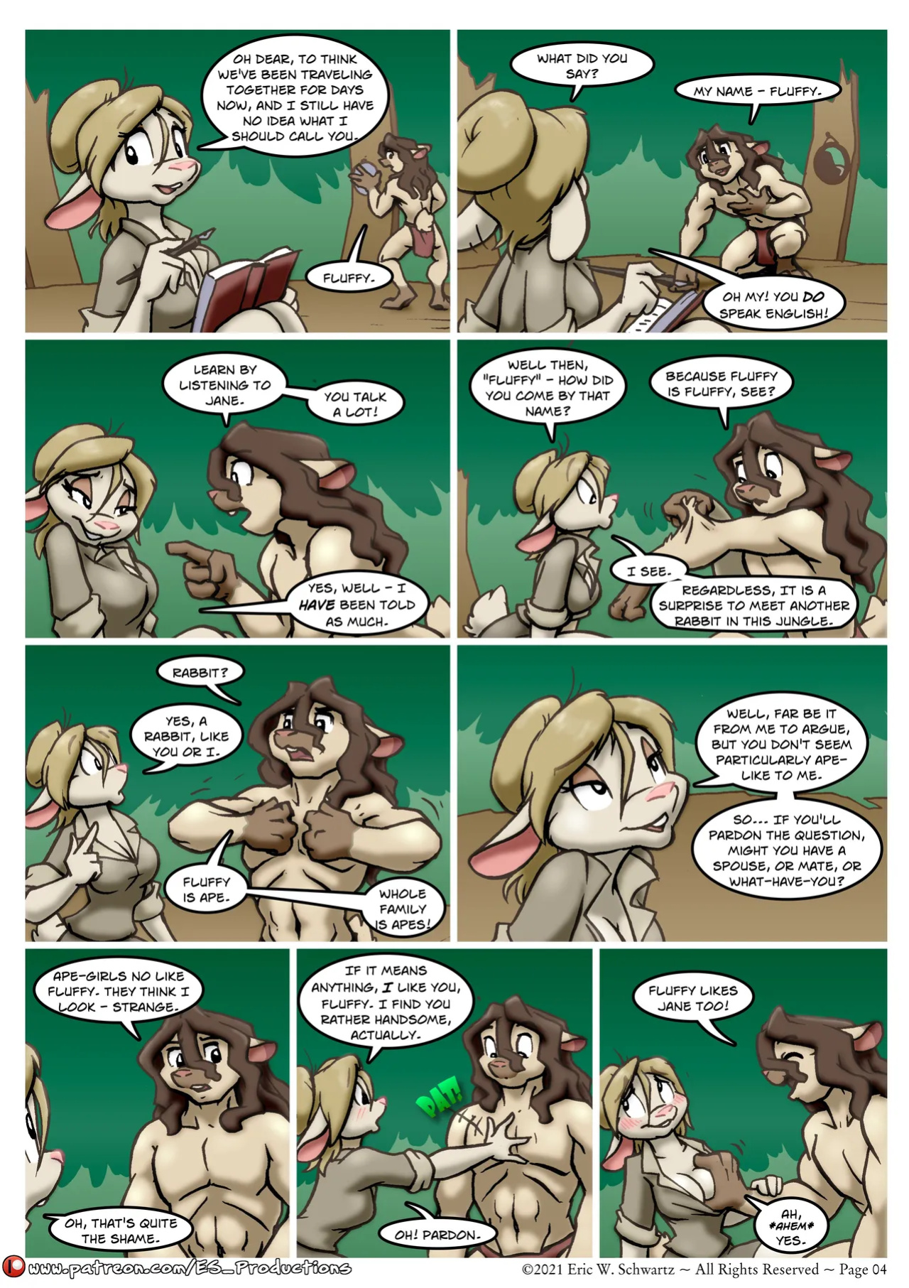 [Eric W. Schwartz] The Continuing Misadventures of Jane Cottontail: Chapter 2 - And Fluffy