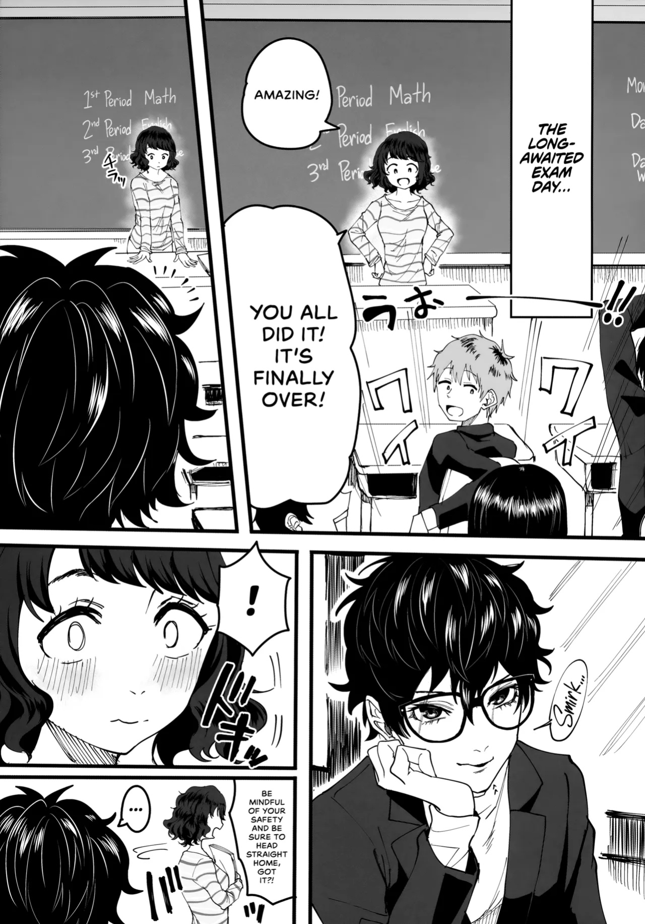(C103) [Kurohamya (Kurosu)] Tantou Kyoushi ni o Azukesareta no de Chokkai Kakemakuru Hon | The Book Of Withholding (And Teasing) (Persona 5) [head empty]