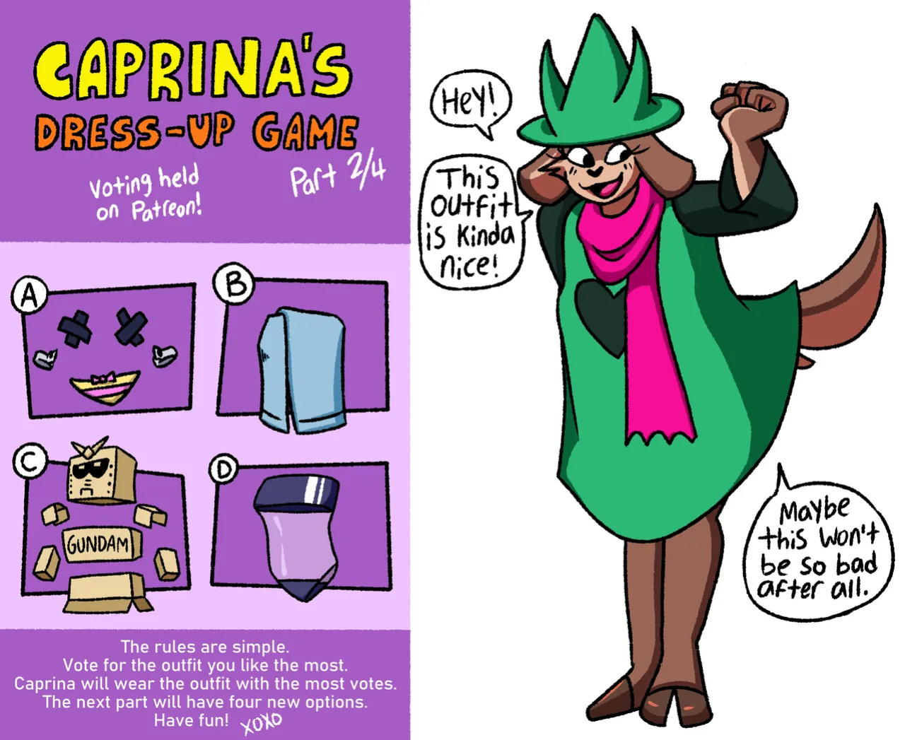 [Deerkid] Caprina's Dress-Up Game