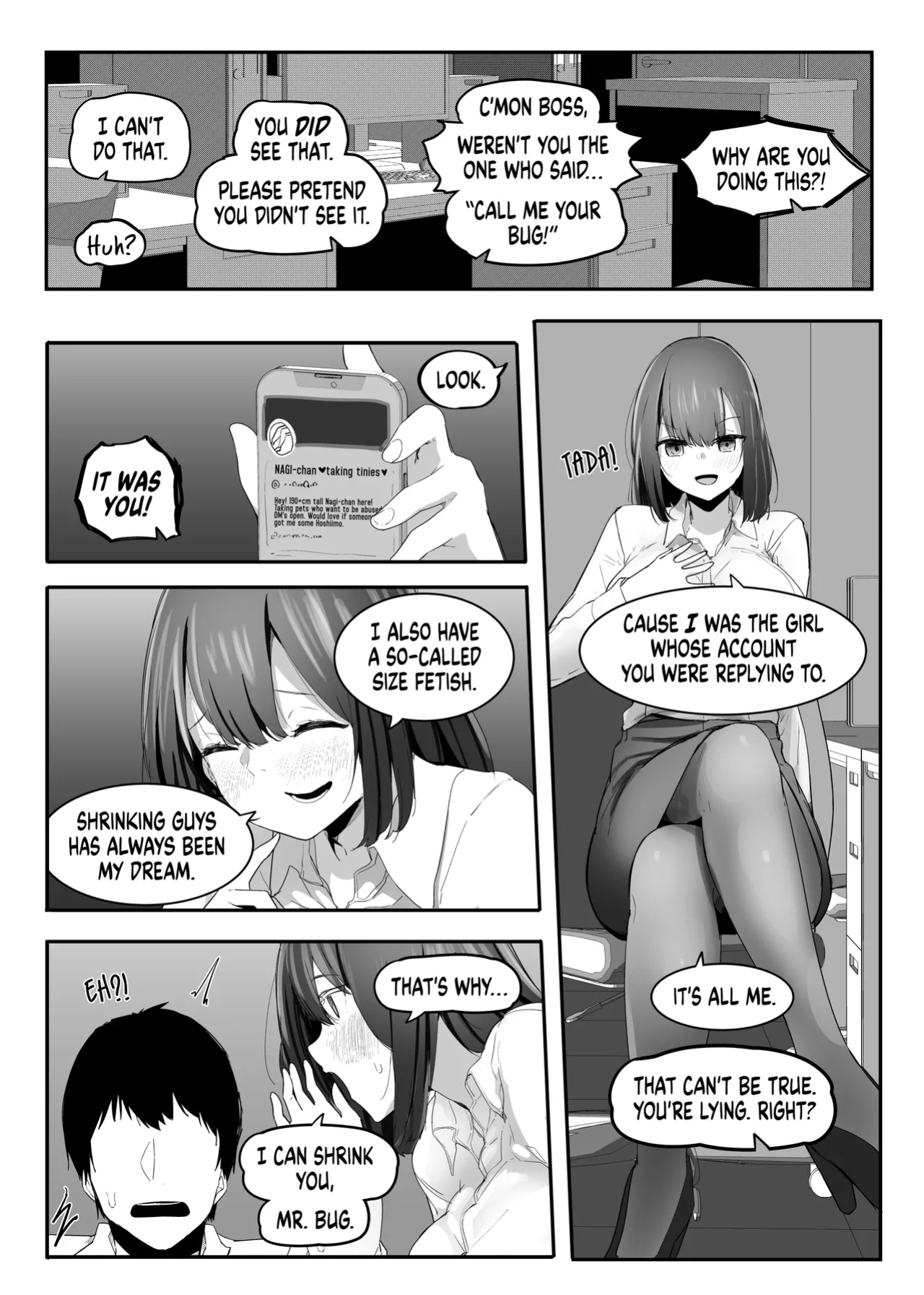 [Marushamo] Ore no Seiheki ga Kouhai ni Baretara Kouhai mo Onaji Seiheki datta | She Knows My Sexual Secret