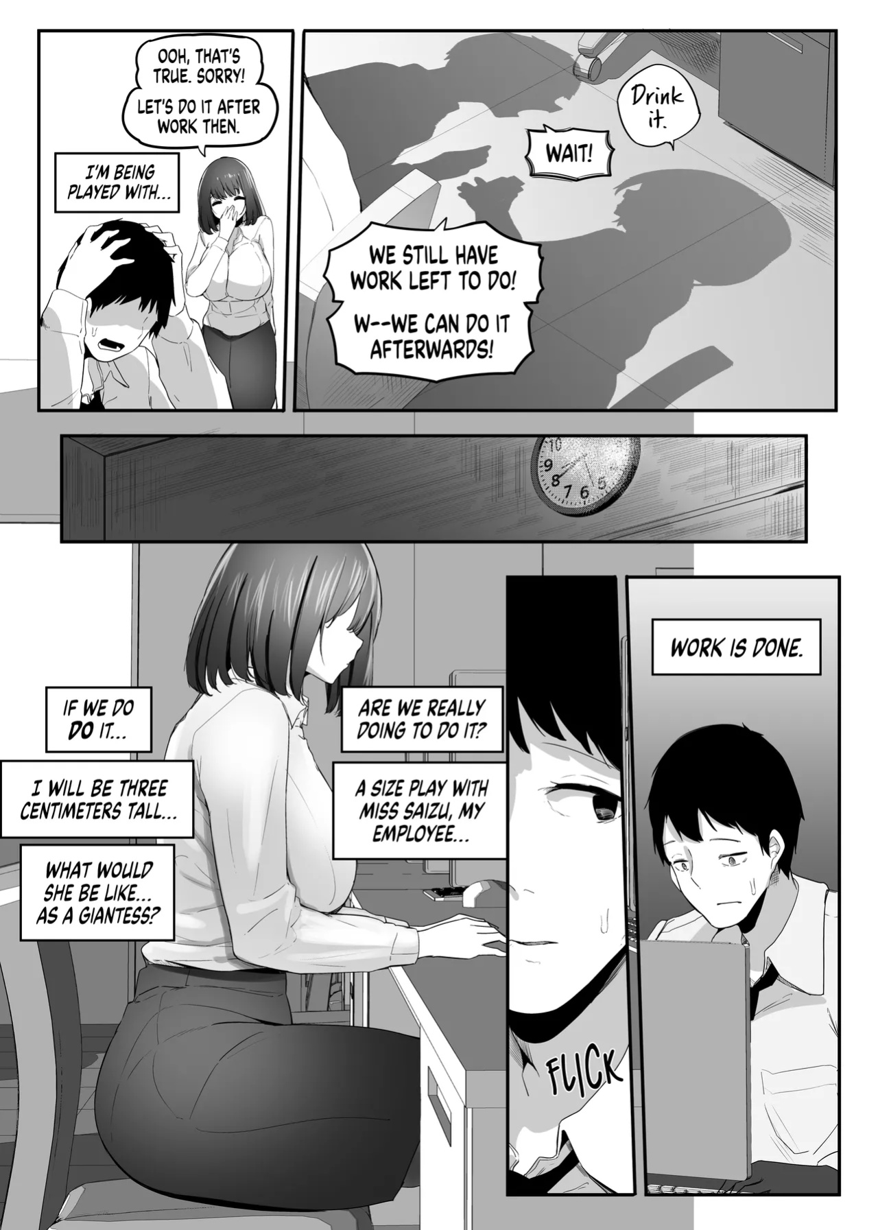 [Marushamo] Ore no Seiheki ga Kouhai ni Baretara Kouhai mo Onaji Seiheki datta | She Knows My Sexual Secret