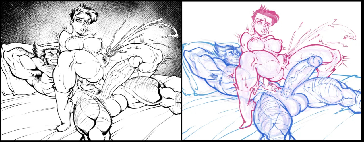 [Fontez] Jubilee and Wolverine (X-Men)