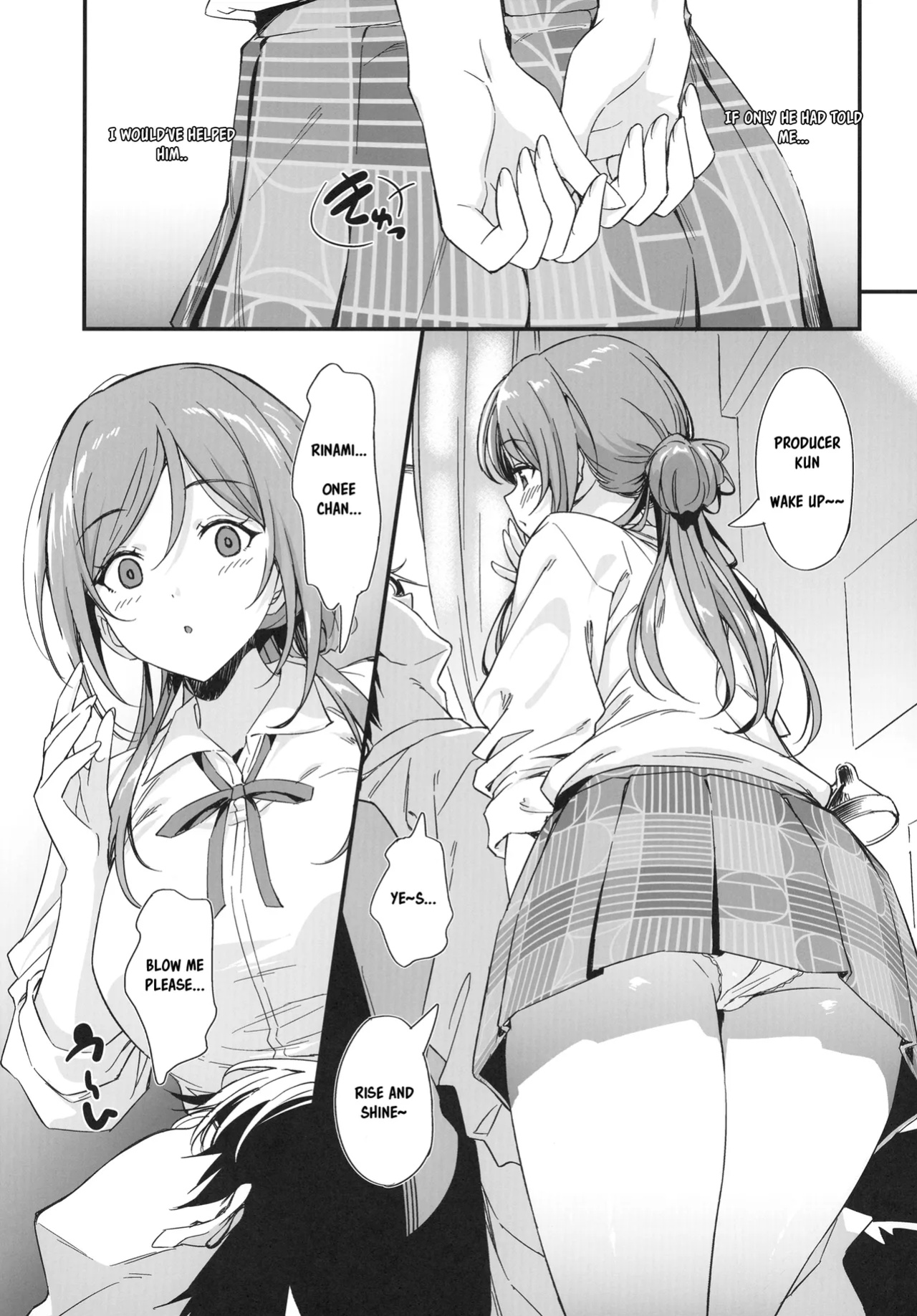 [AERODOG (inu)] Ecchi na Koto wa Rinami Onee-chan ni Makasenasai! | Leave the lewd stuff to Rinami Oneechan! (Gakuen IDOLM@STER)