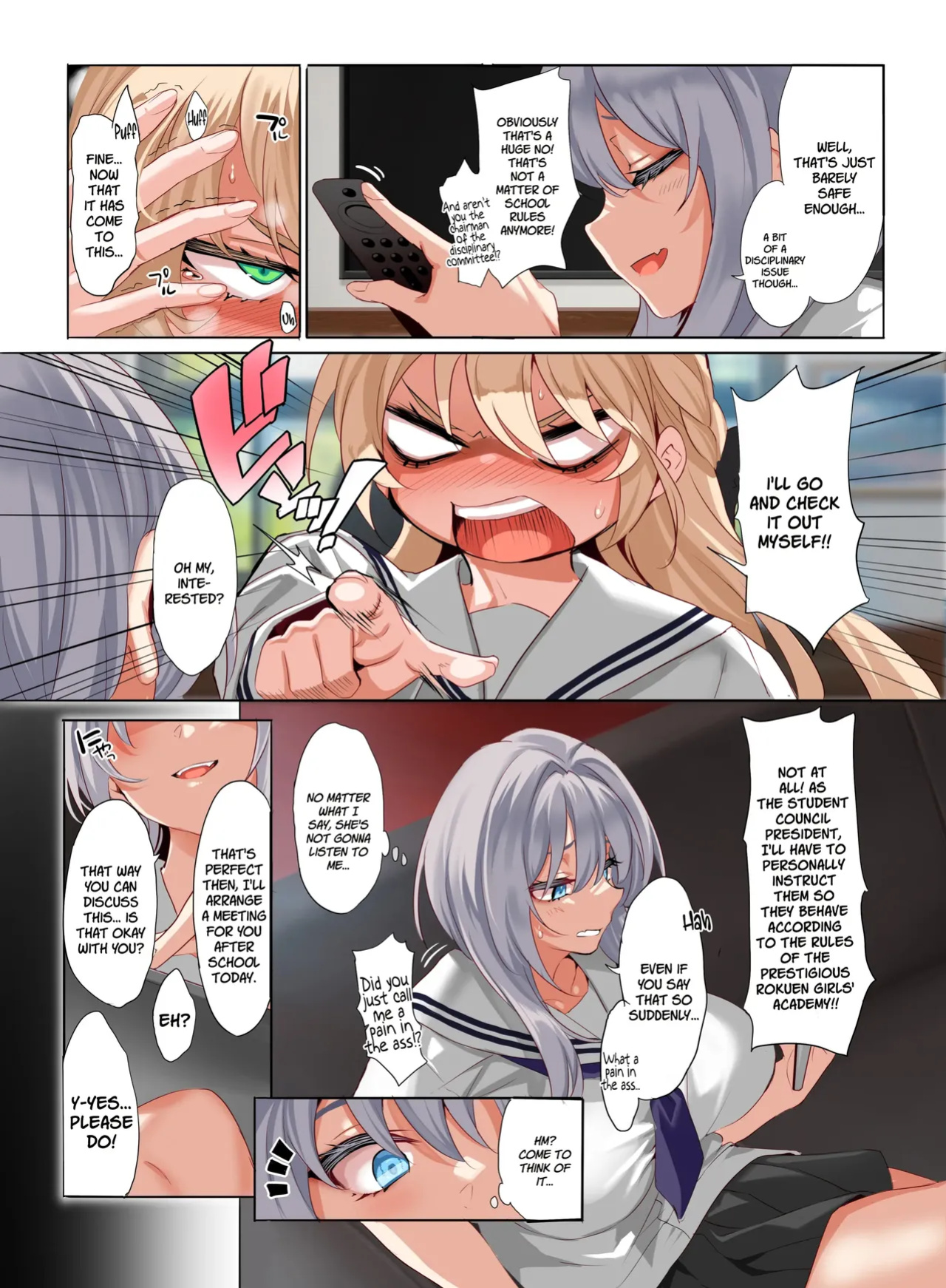 I'm the only guy in all-girl school