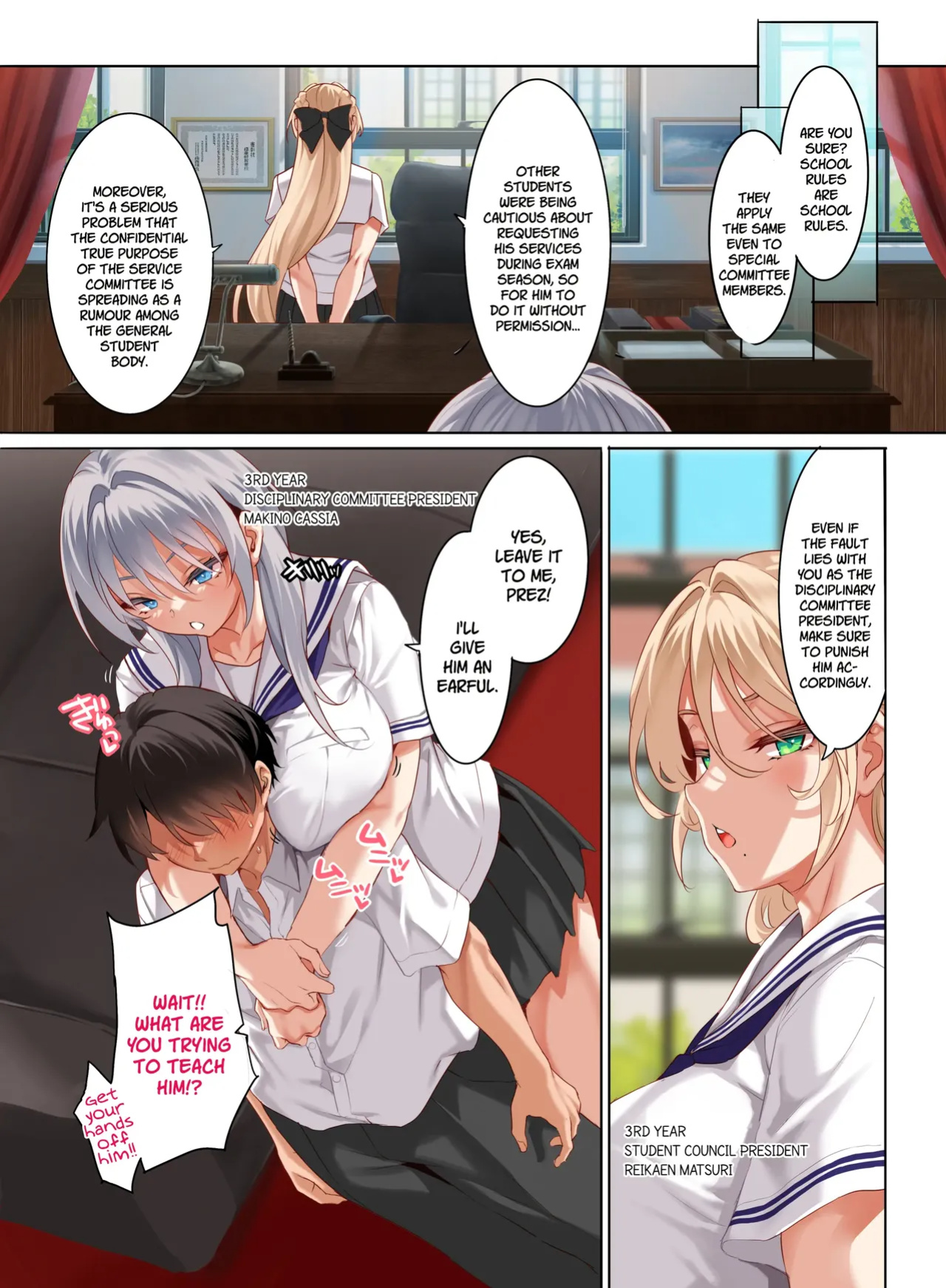 I'm the only guy in all-girl school