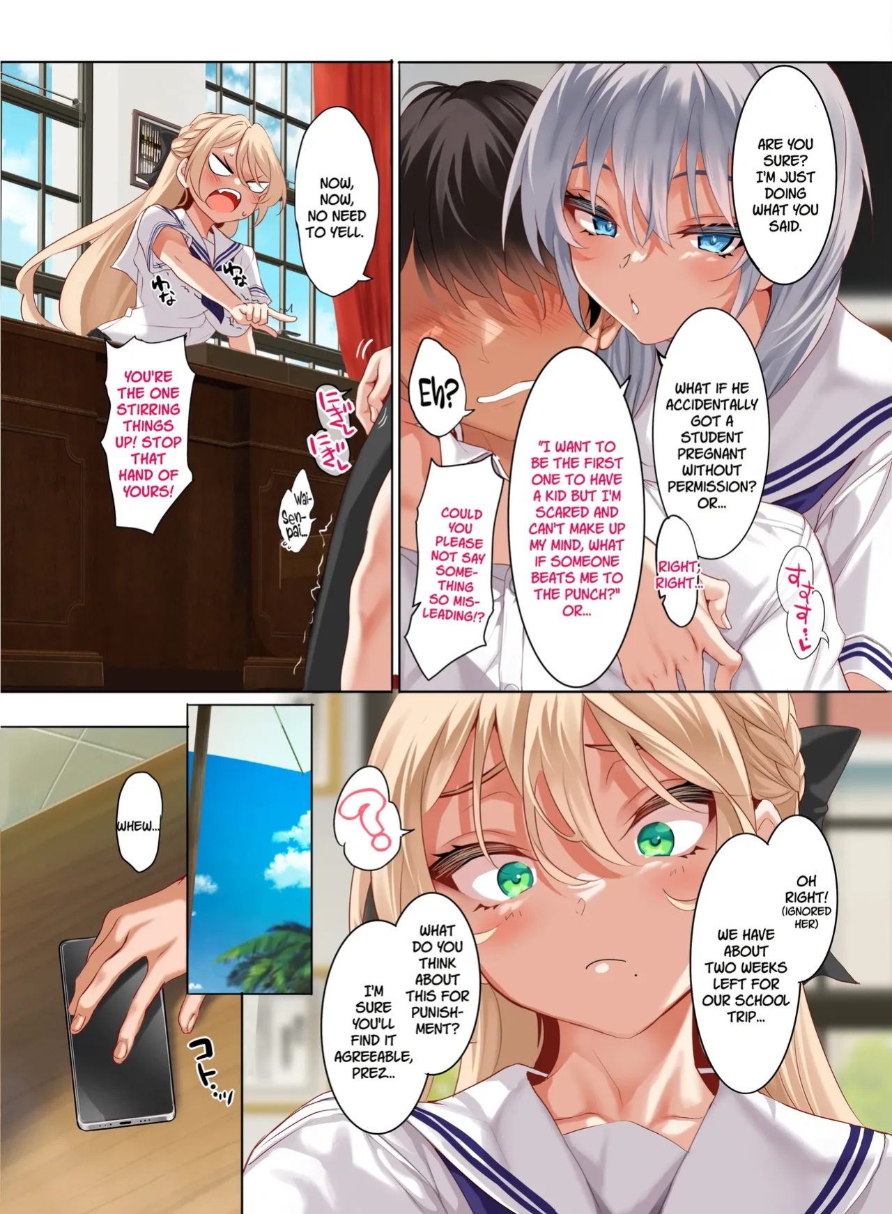 I'm the only guy in all-girl school