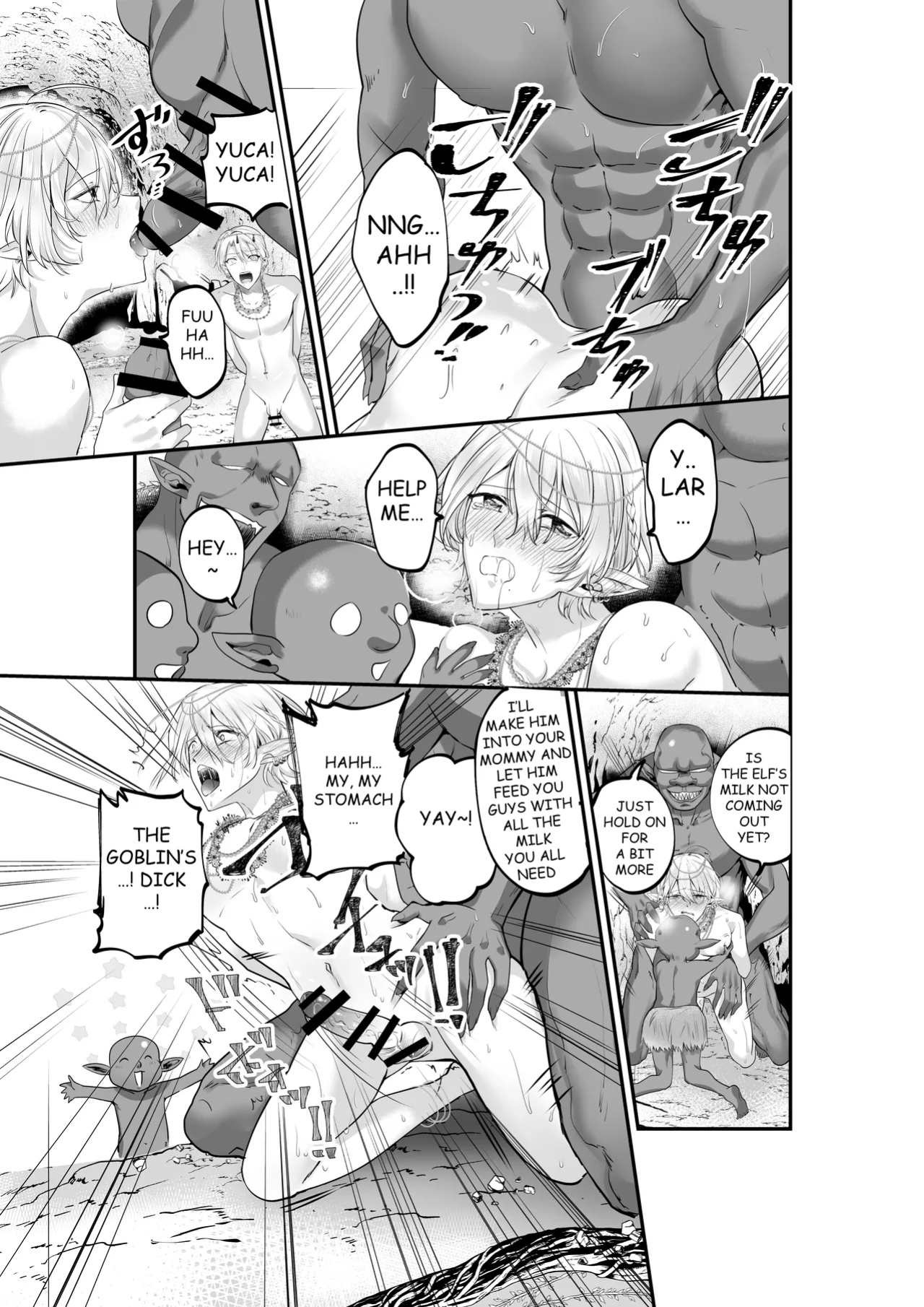 [Akagirenya (Lilith, Kinokoyun, Akagirenya)] TWIN ELF BROTHERS ON VACATION TURNED BREEDING AND PREGNANT WITH GOBLINS