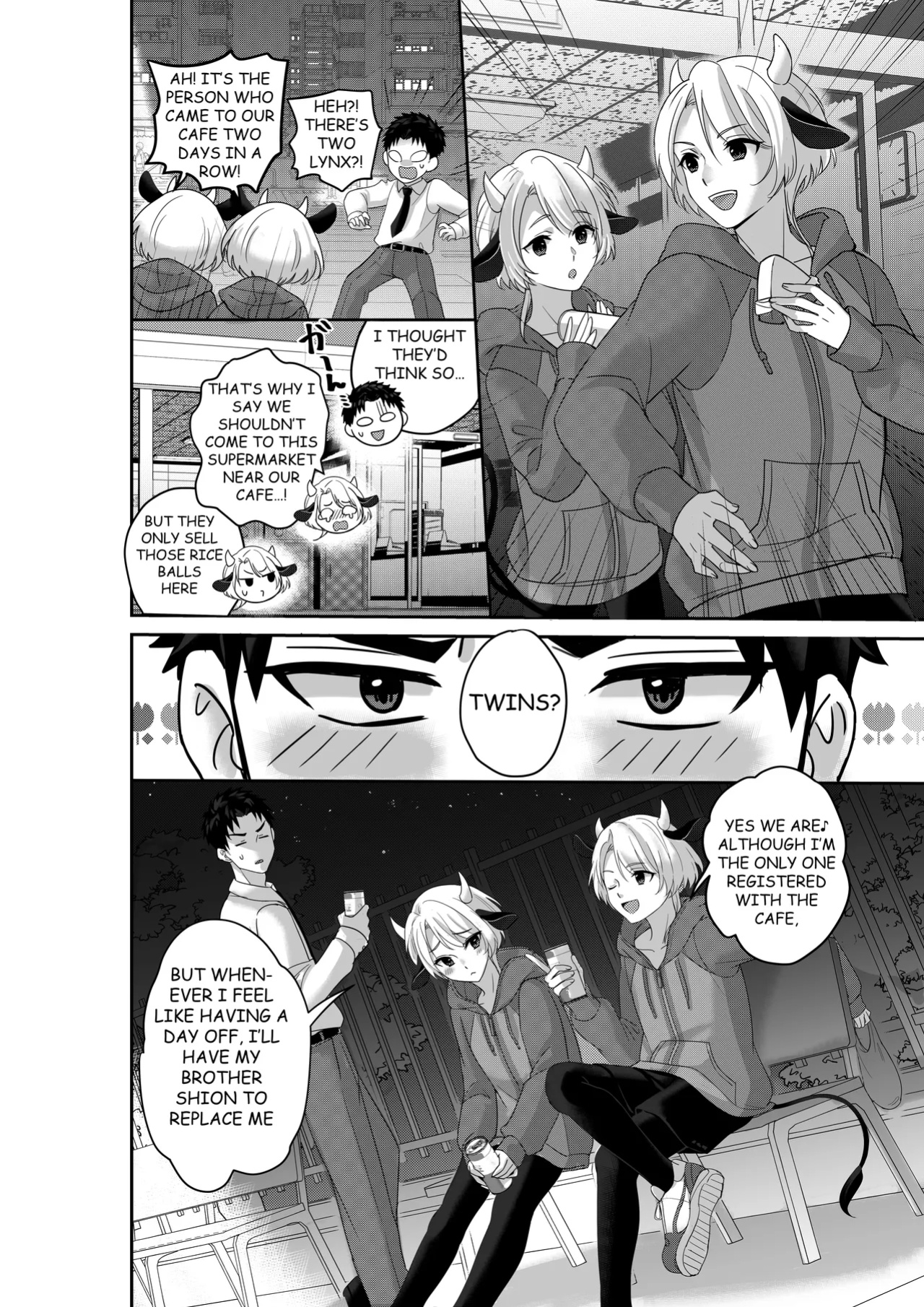 [Akagirenya (Toki7, Kinokoyun, Akagirenya)] WELCOME TO MILK BULLS CAFE PLEASE INDULGE TO THE TWIN MILK BULLS’ EXTRA THICK YET EROTIC MILK