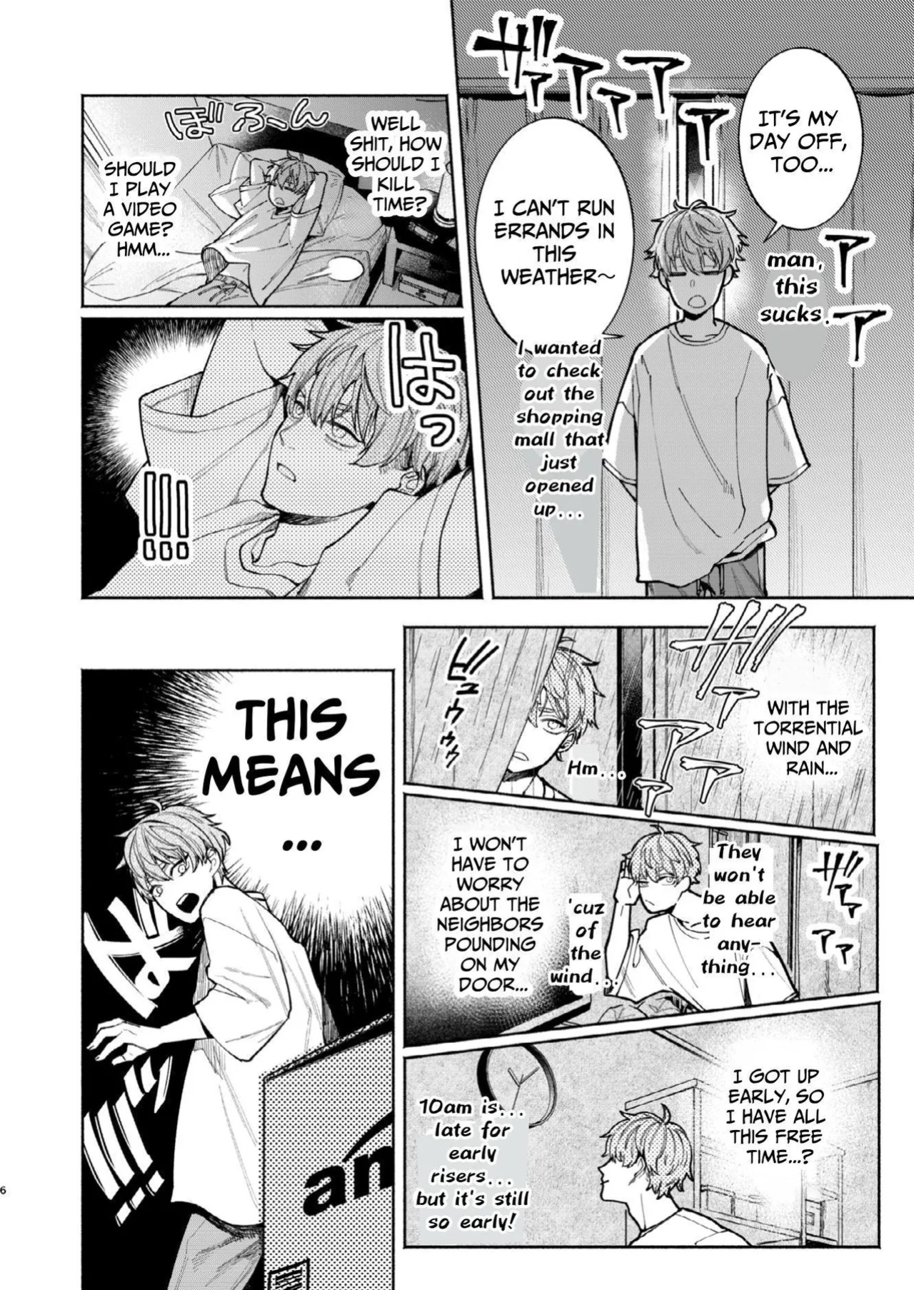 [ECHO (Echo Jiro)] It's Raining, And I've Got Time To Kill, So I'm Gonna Masturbate Like Crazy