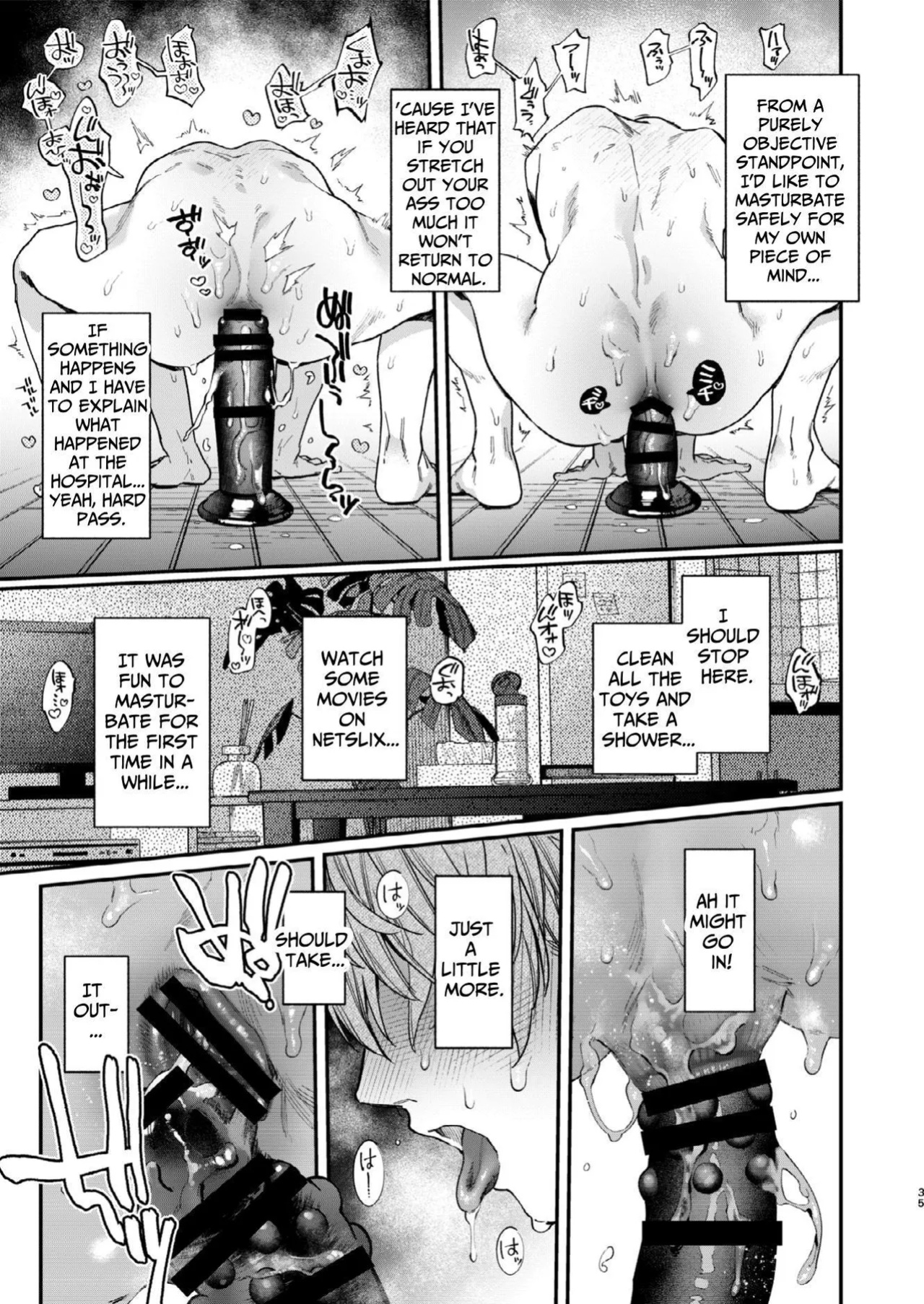 [ECHO (Echo Jiro)] It's Raining, And I've Got Time To Kill, So I'm Gonna Masturbate Like Crazy